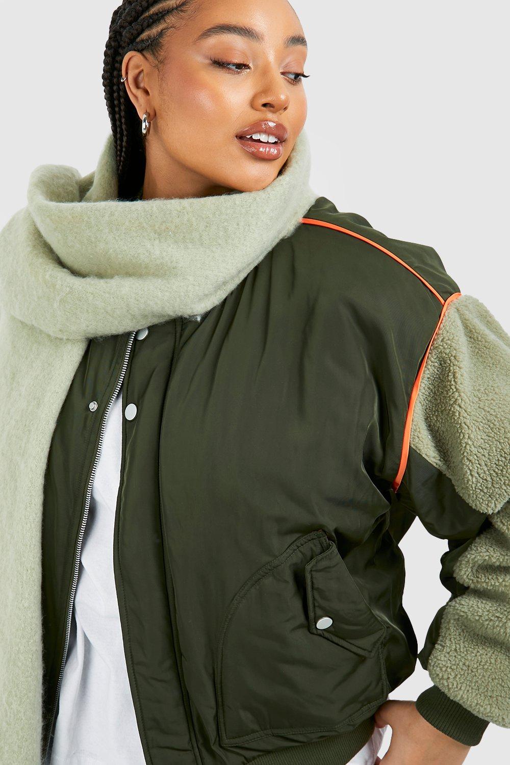 Boohoo womens bomber clearance jacket