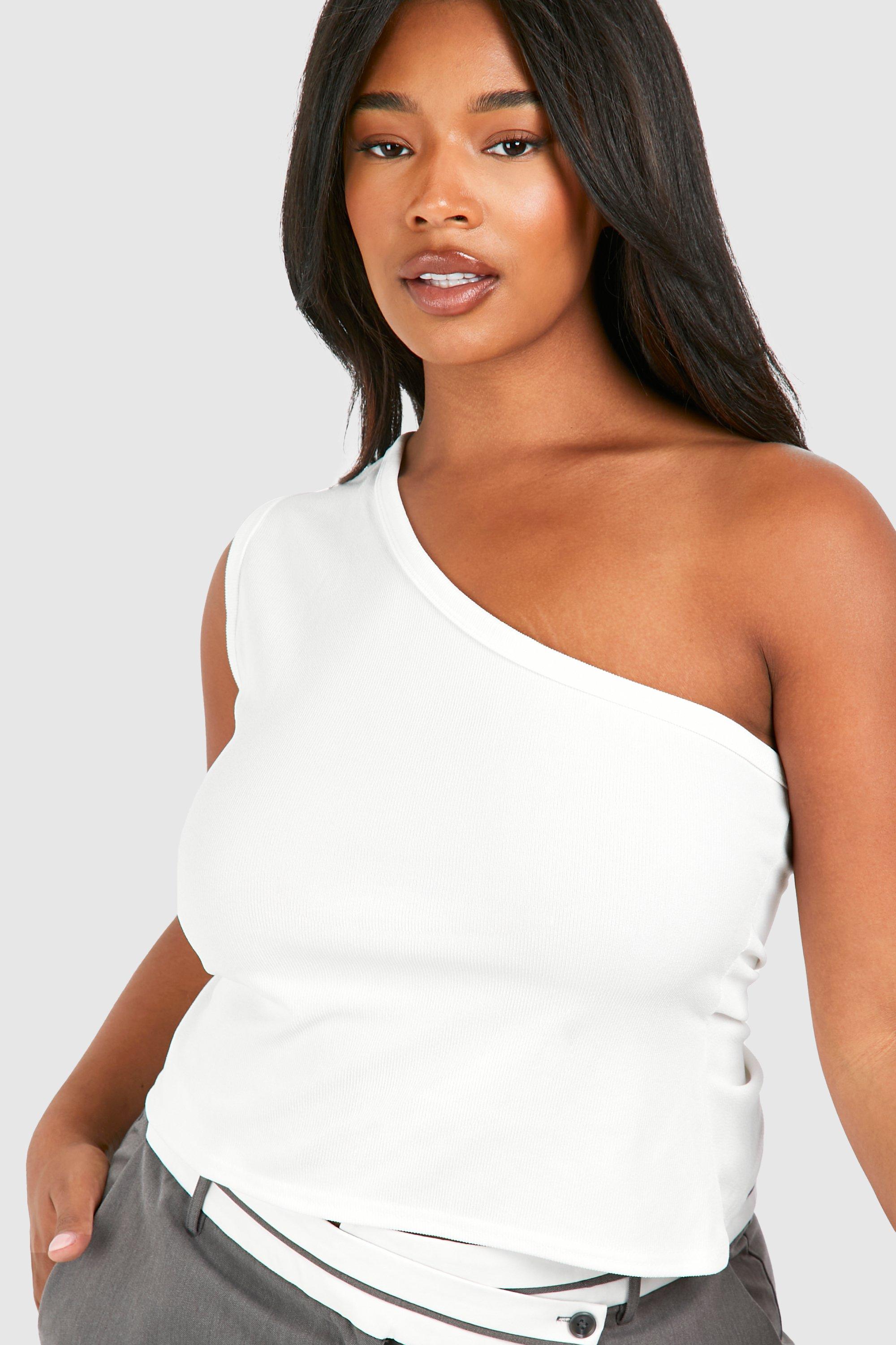 One shoulder 2025 top boohoo