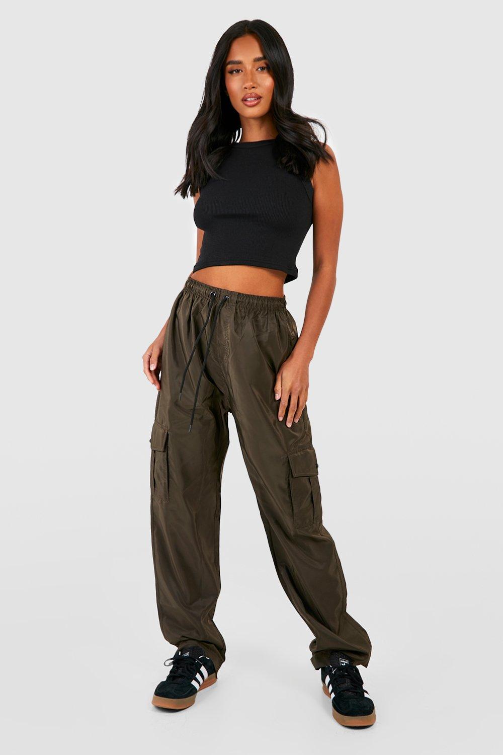 Petite Parachute Cargo Pants