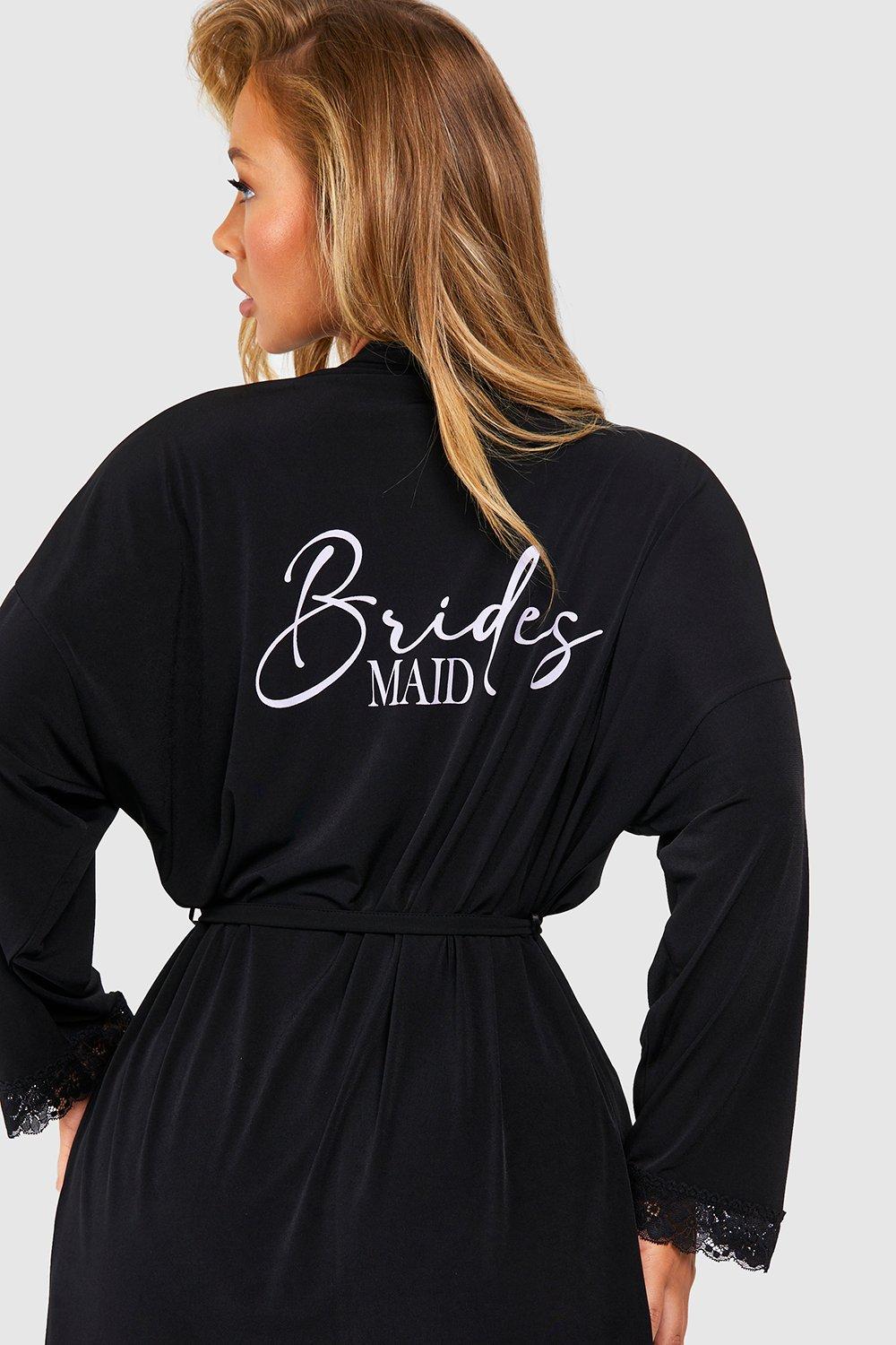 Boohoo shop bridesmaid robes