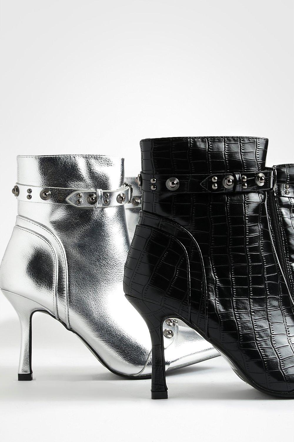 Boohoo sales studded boots