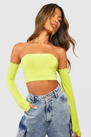 Bandeau Slinky 2 Piece lime