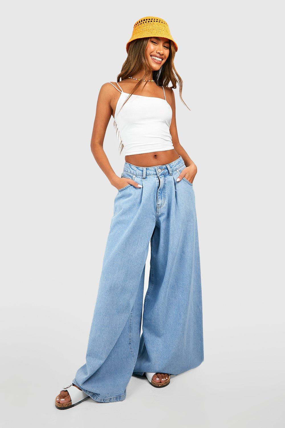 Spaghetti Strap Slinky Asymmetric Crop Top