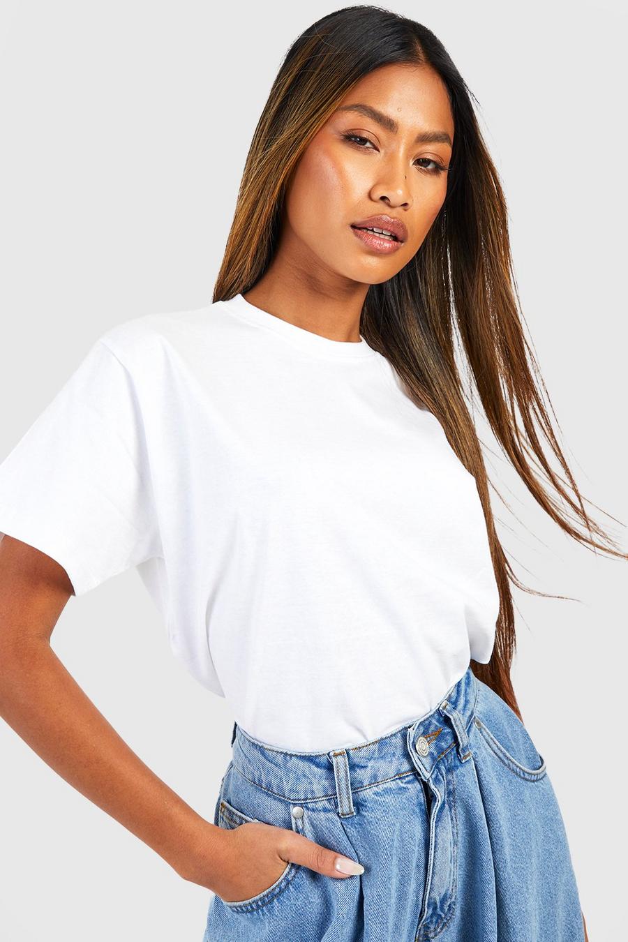 T-shirt Basic in cotone, White