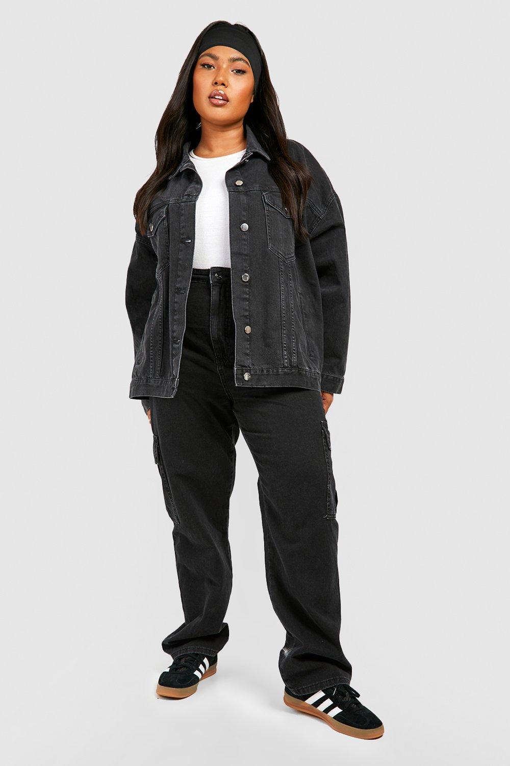 Veste en jean 2025 oversize femme grande taille