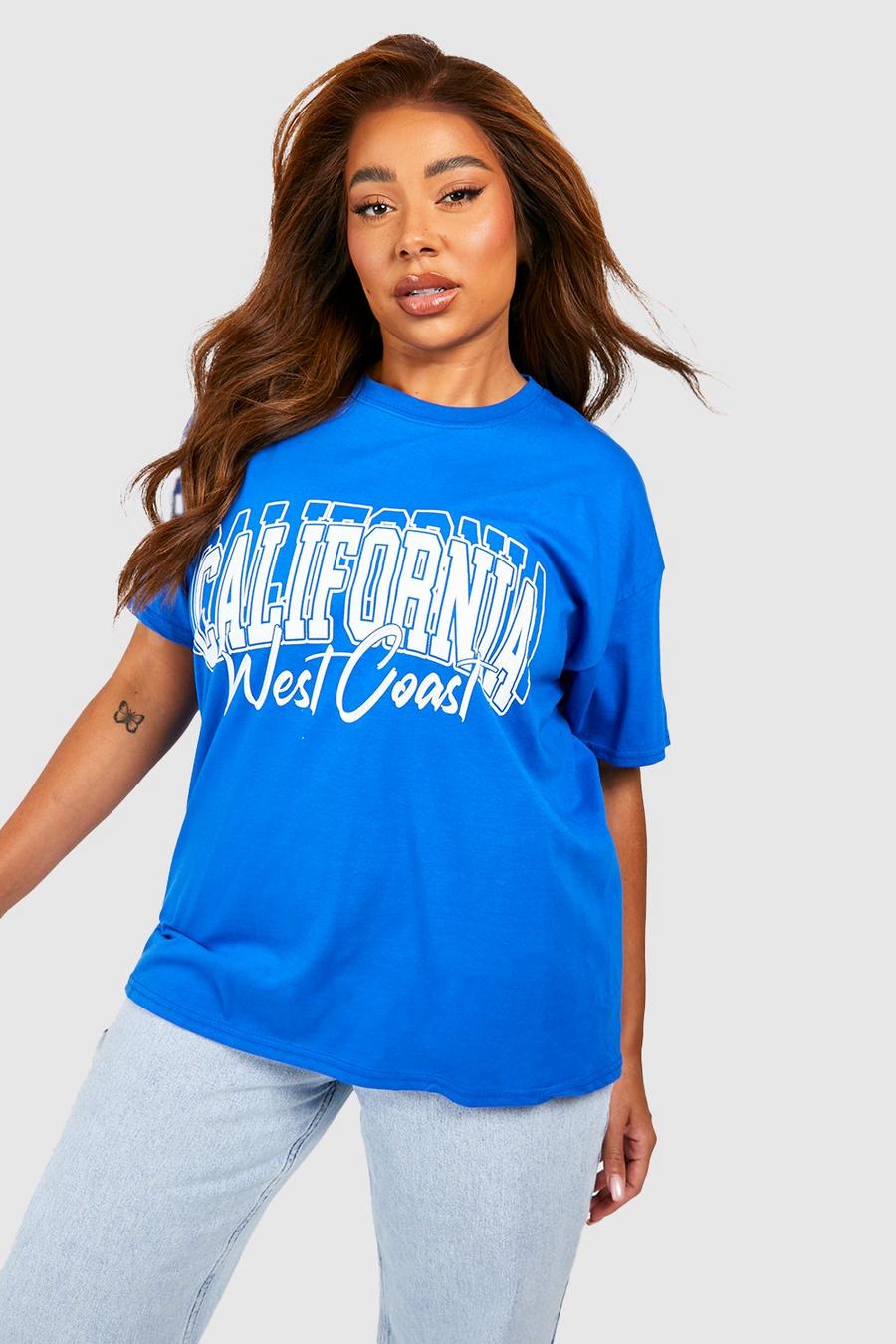 Plus West Coast T-Shirt, Royal blau