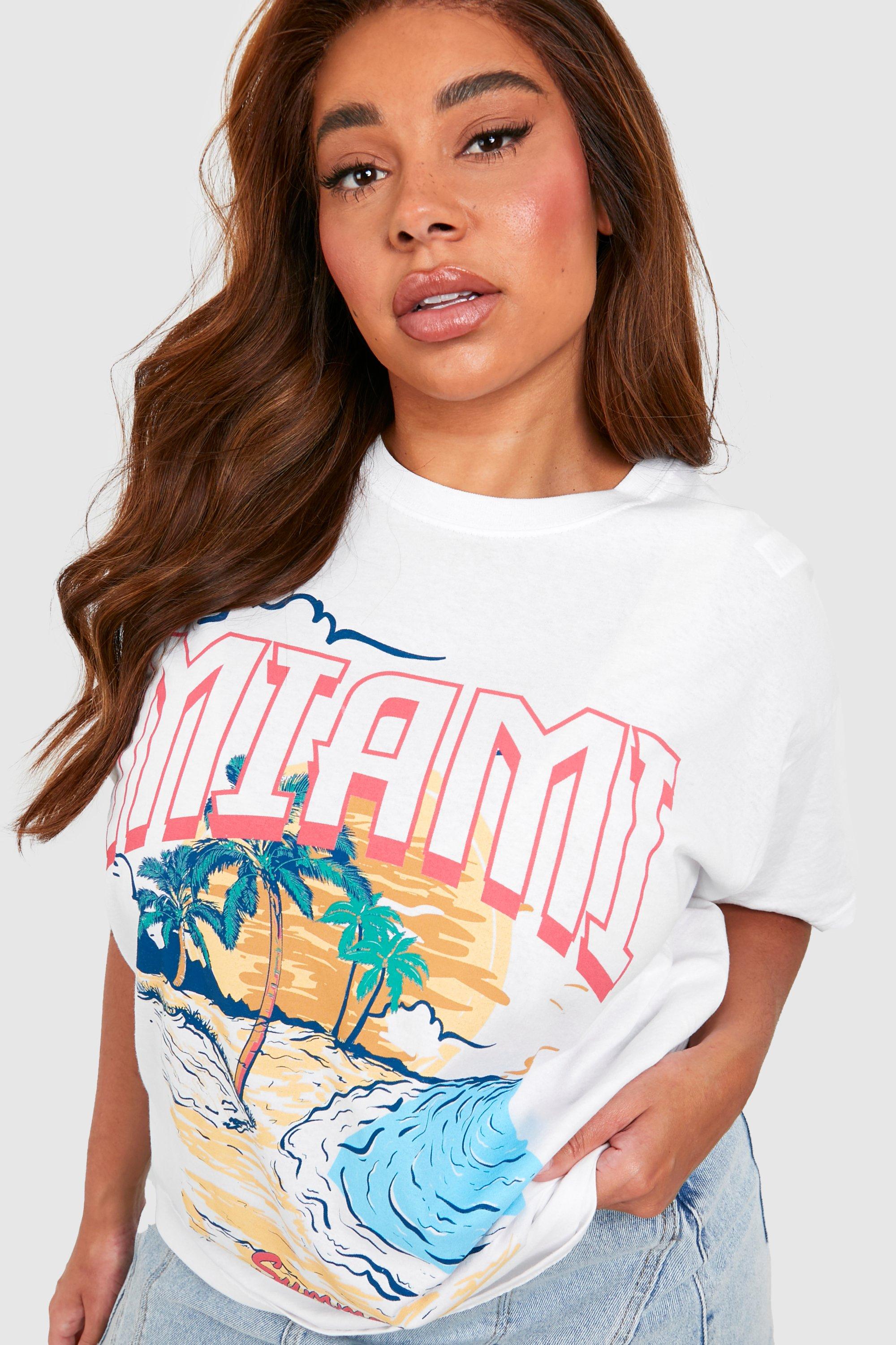 Miami shirt dames sales