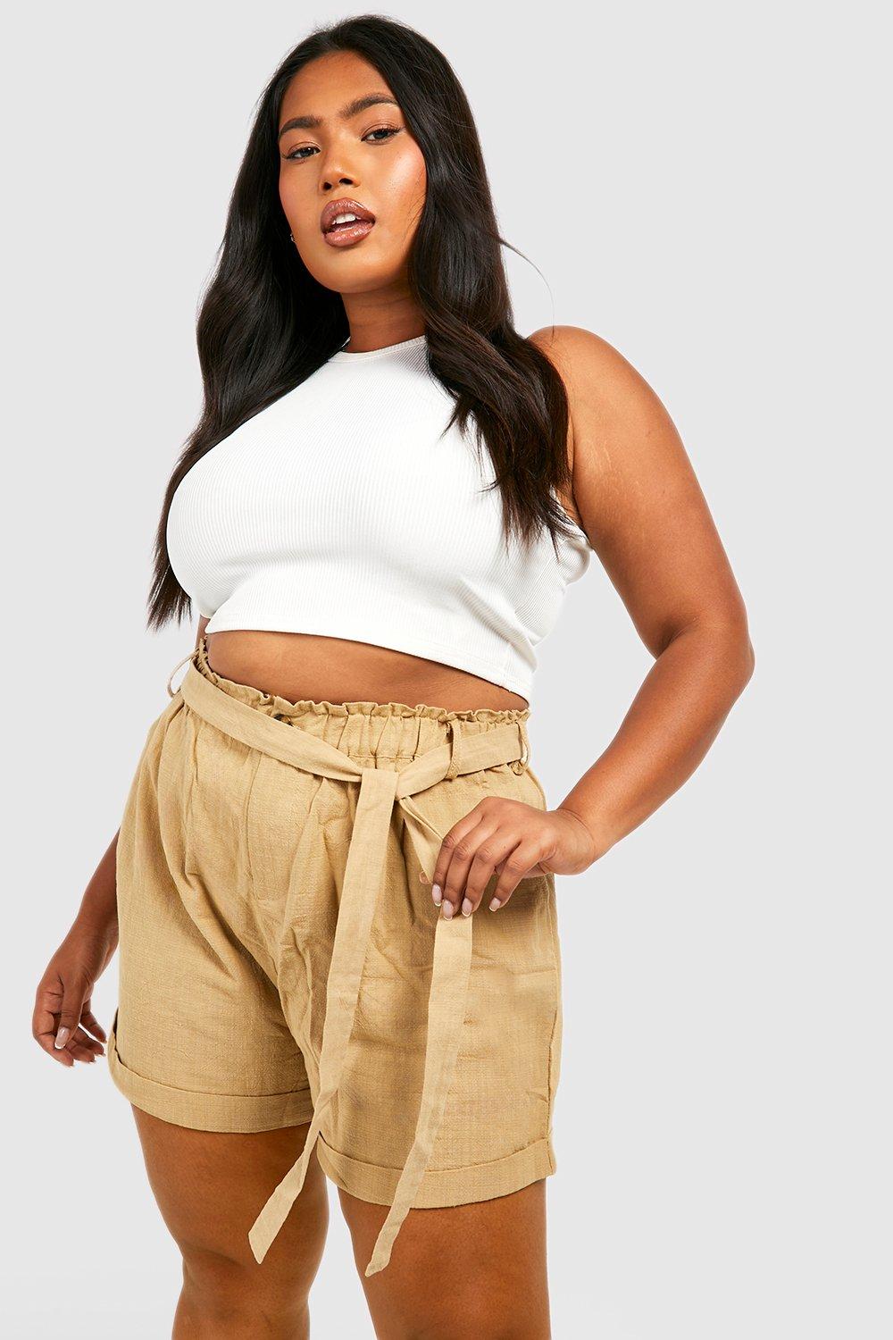 High waisted shorts shop plus size uk