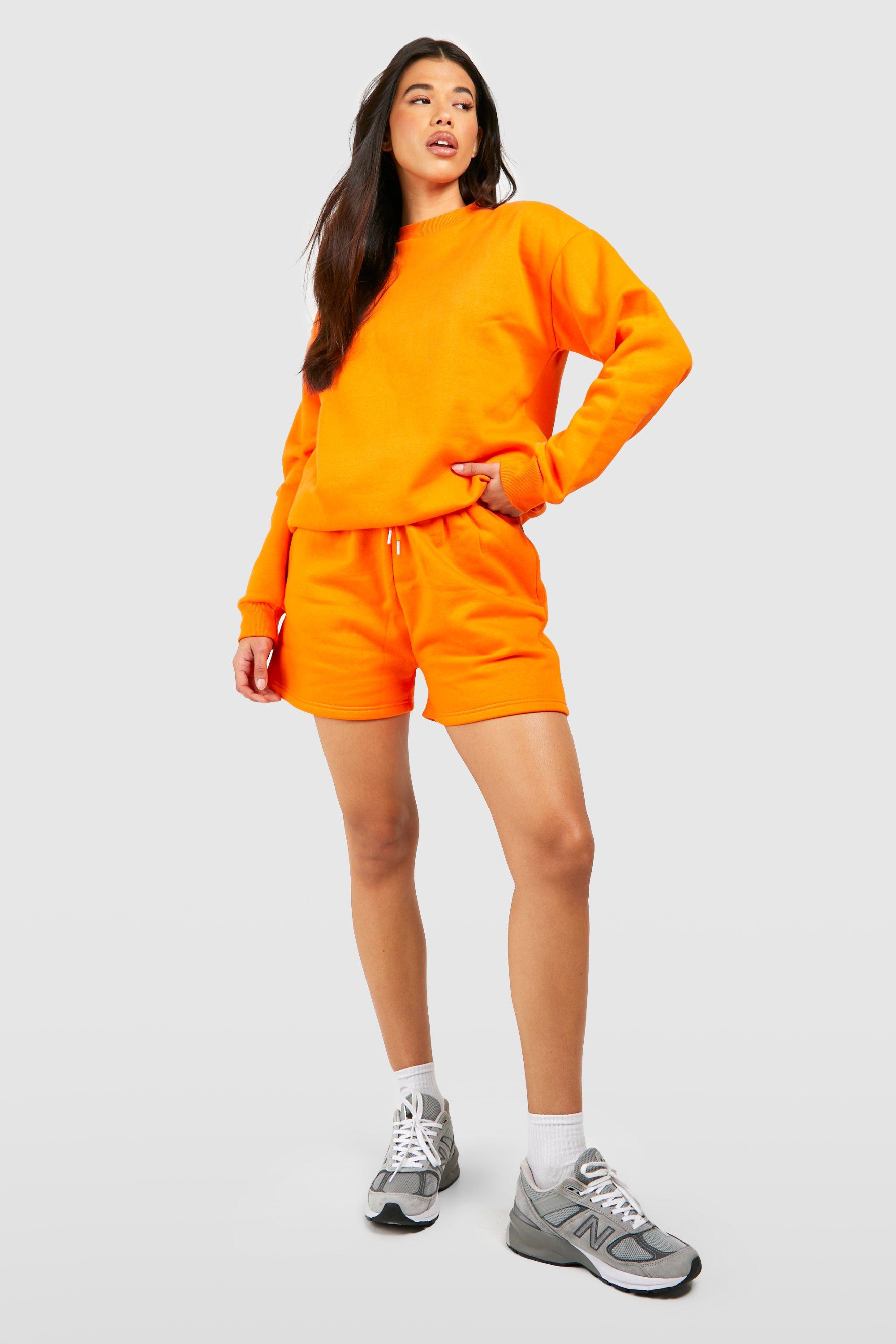 Tall Plain Sweatshirt Short Tracksuit boohoo