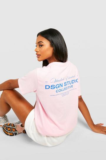 Pink Dsgn Studio Collective Oversized T-shirt