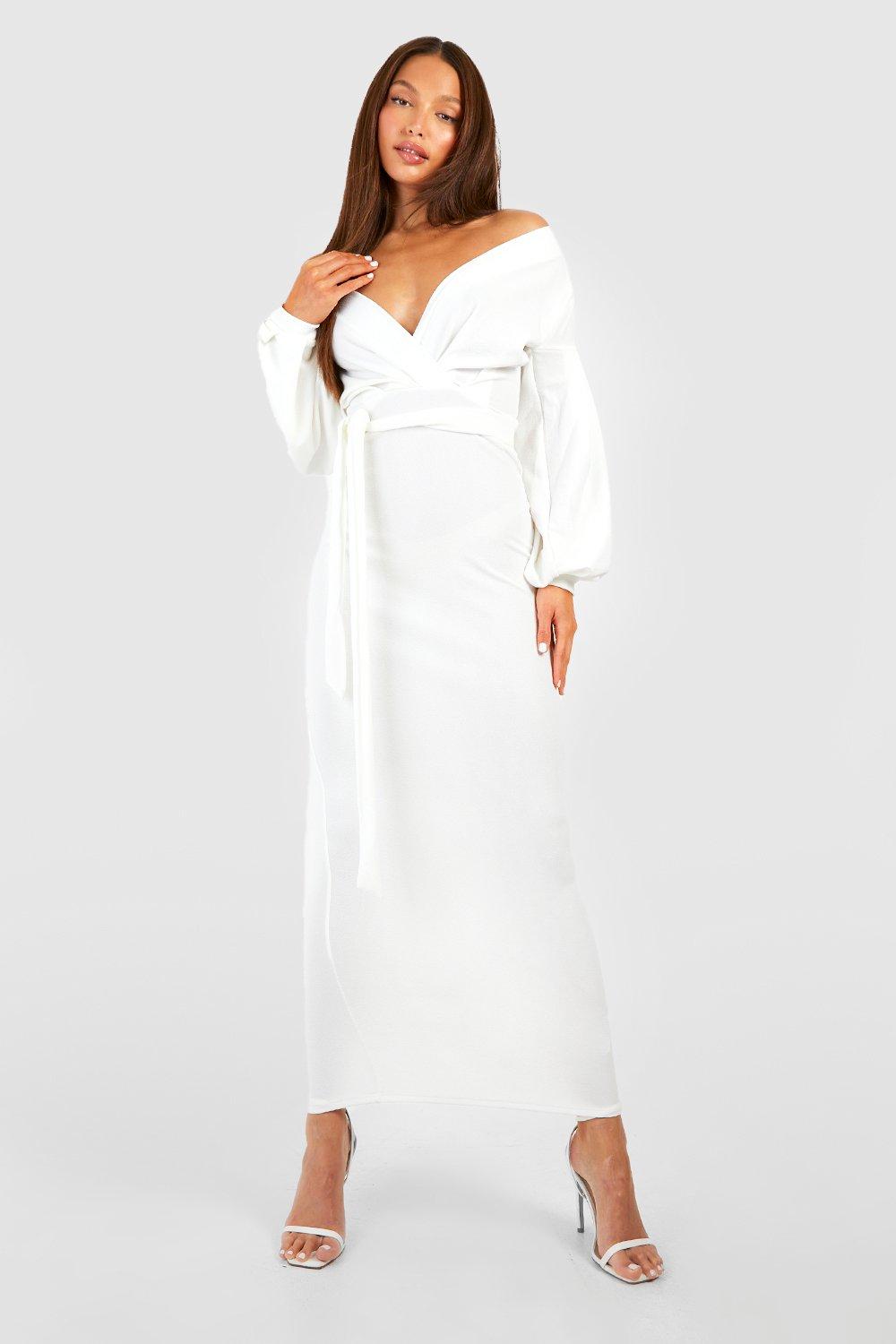 Tall wrap 2024 maxi dress