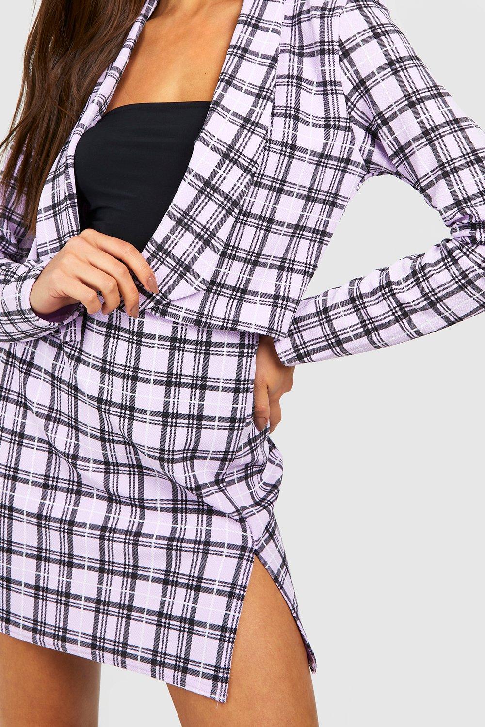 Cropped Flannel Embellished Blouson - Ready to Wear