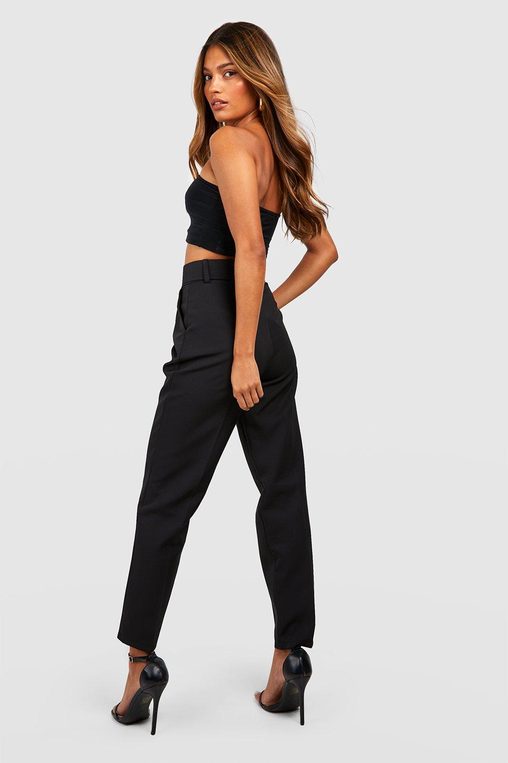 Boohoo deals belted trousers