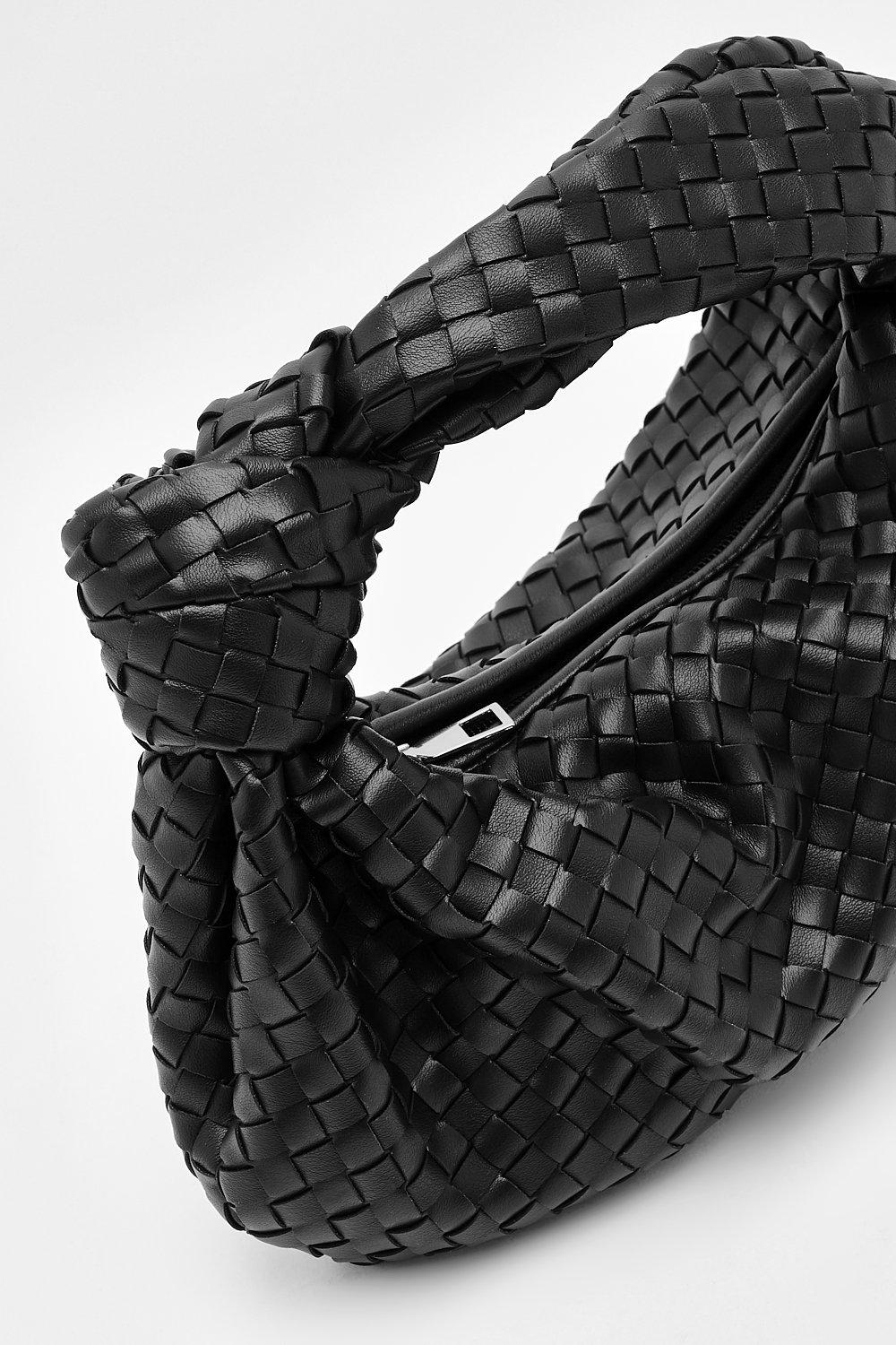 Woven Knot Handle Bag boohoo