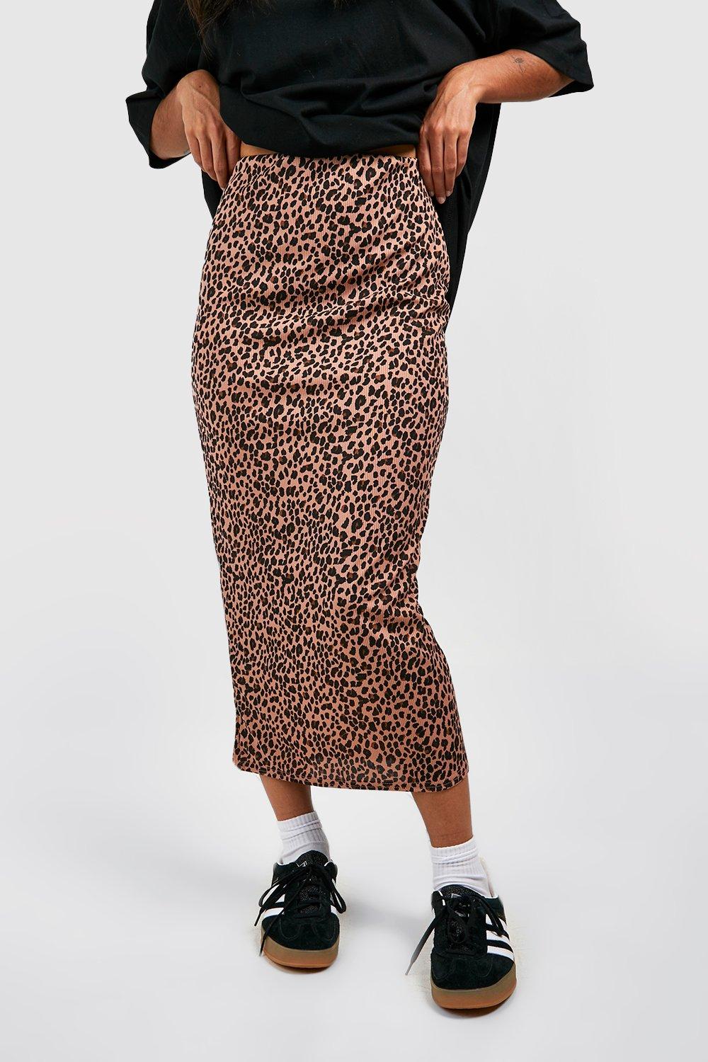 Leopard pencil skirt to a cheap wedding