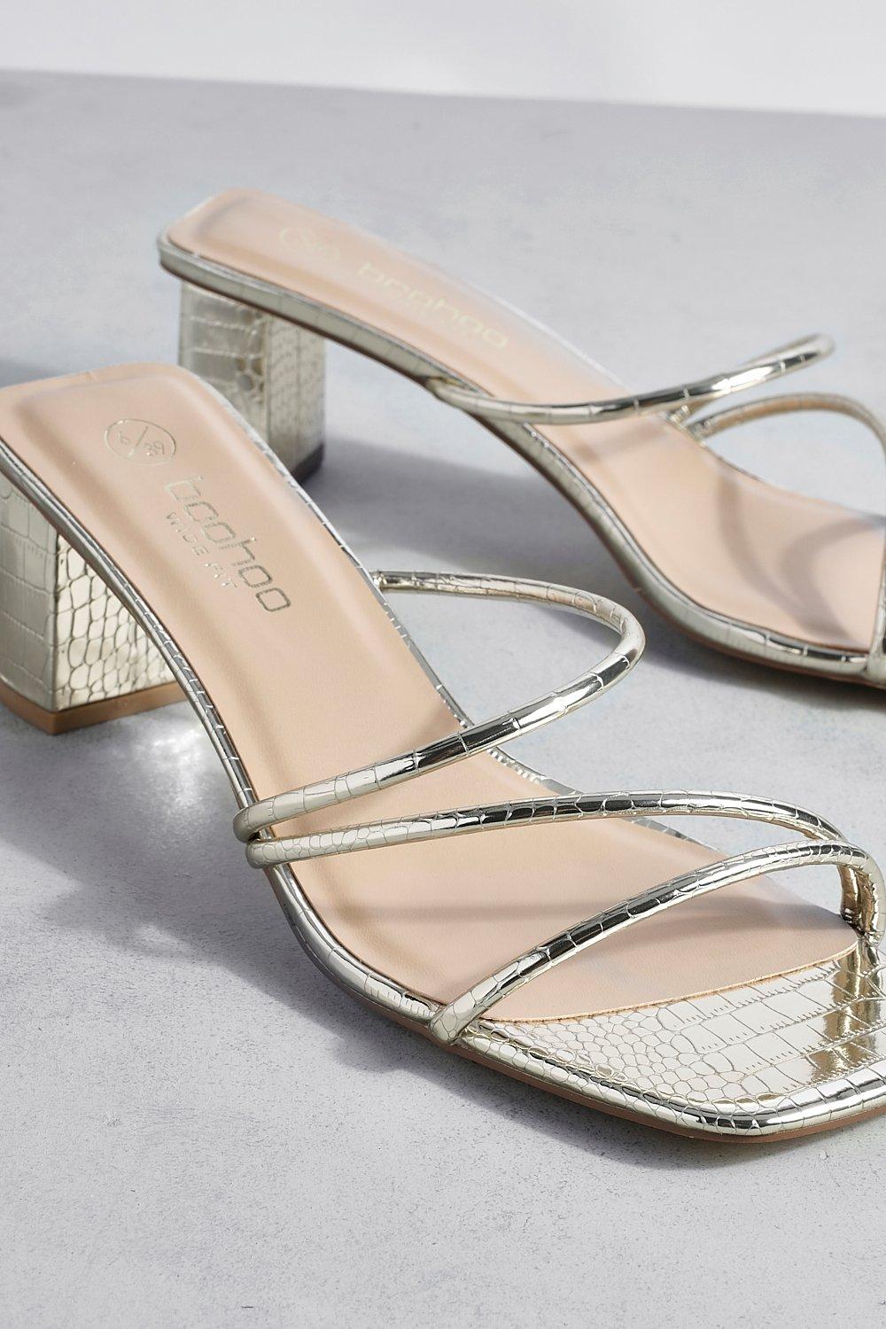 Boohoo low heel sales sandals