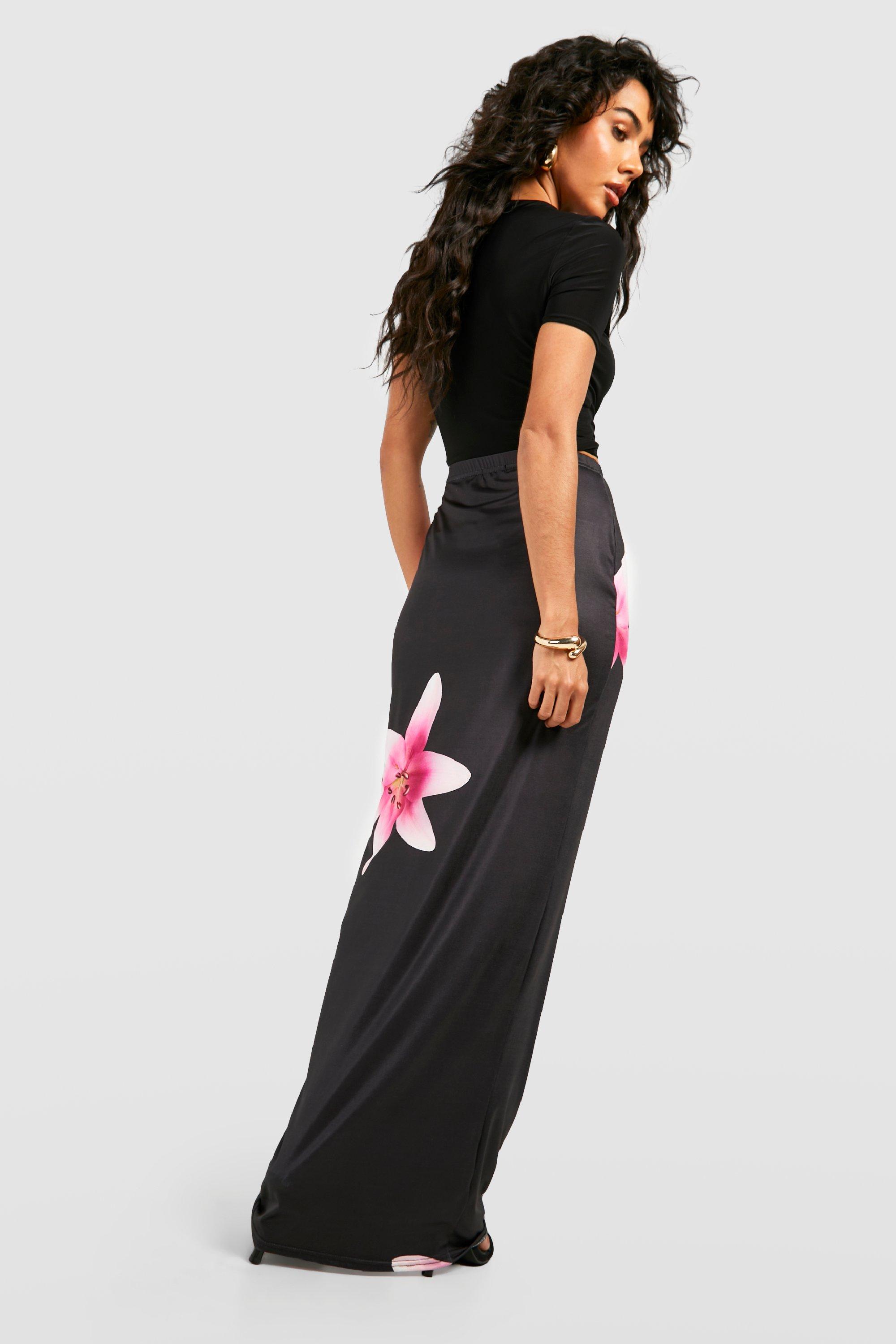 Floral maxi skirt outlet formal