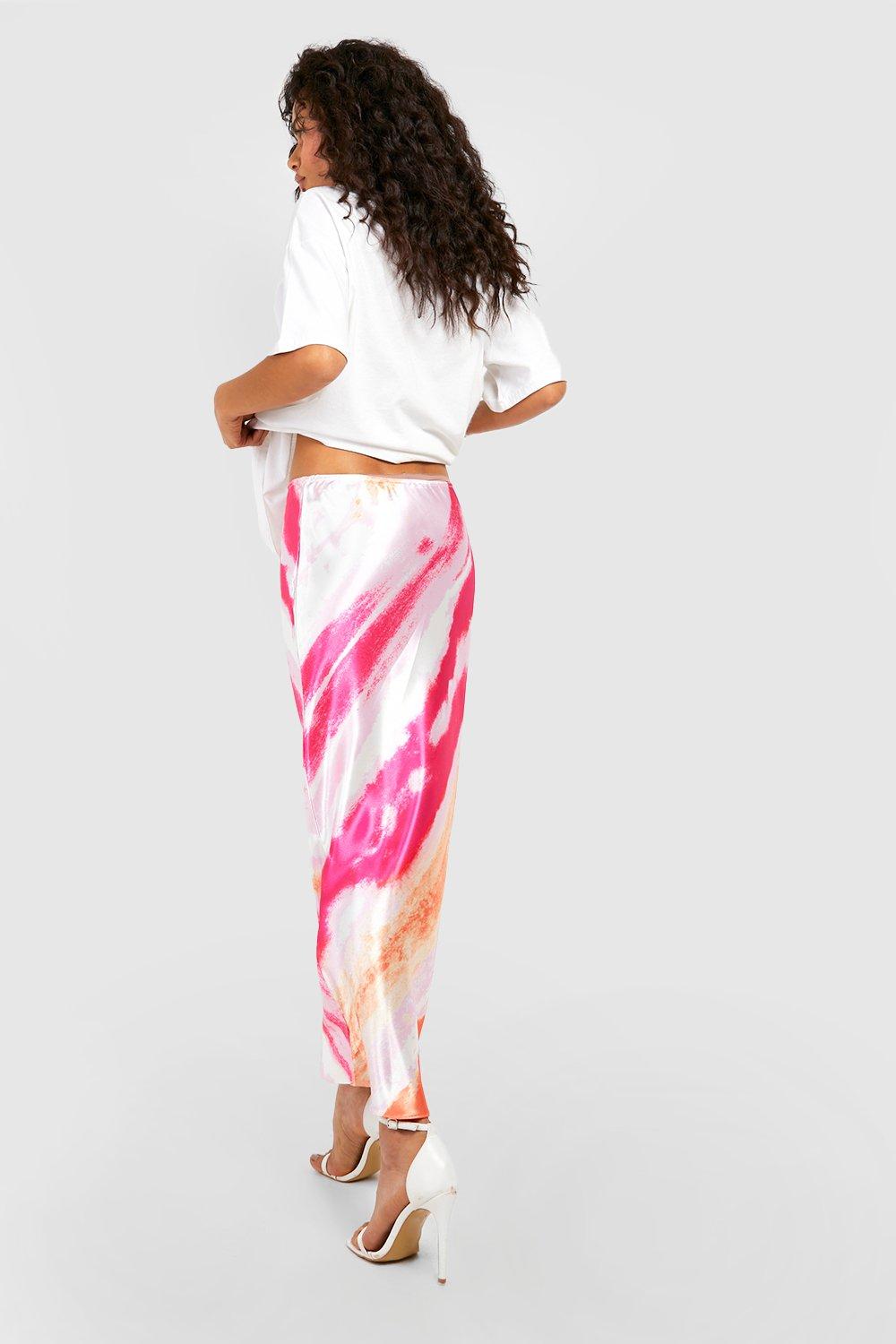 Lioness tie outlet dye skirt