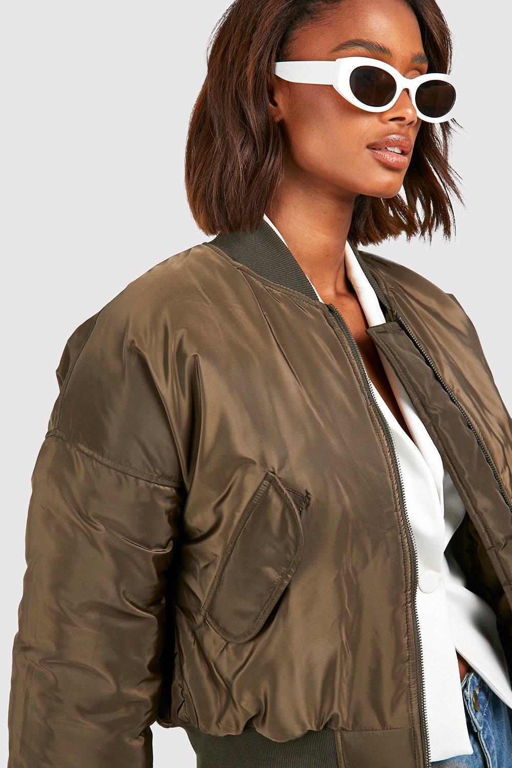 Zara olive bomber clearance jacket