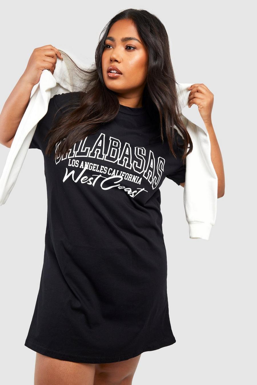 Black Plus Calabasas T-shirt Dress 