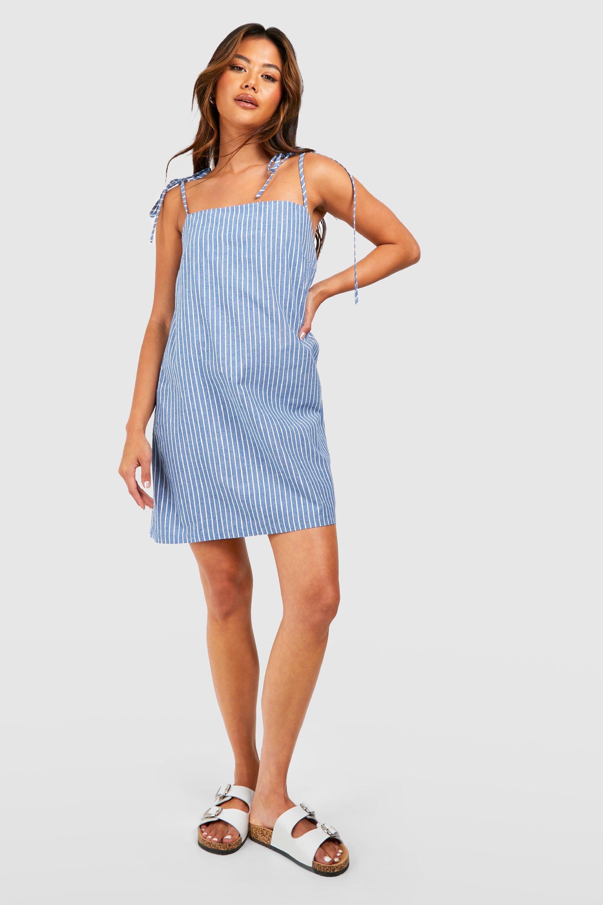 Chambray 2025 striped dress