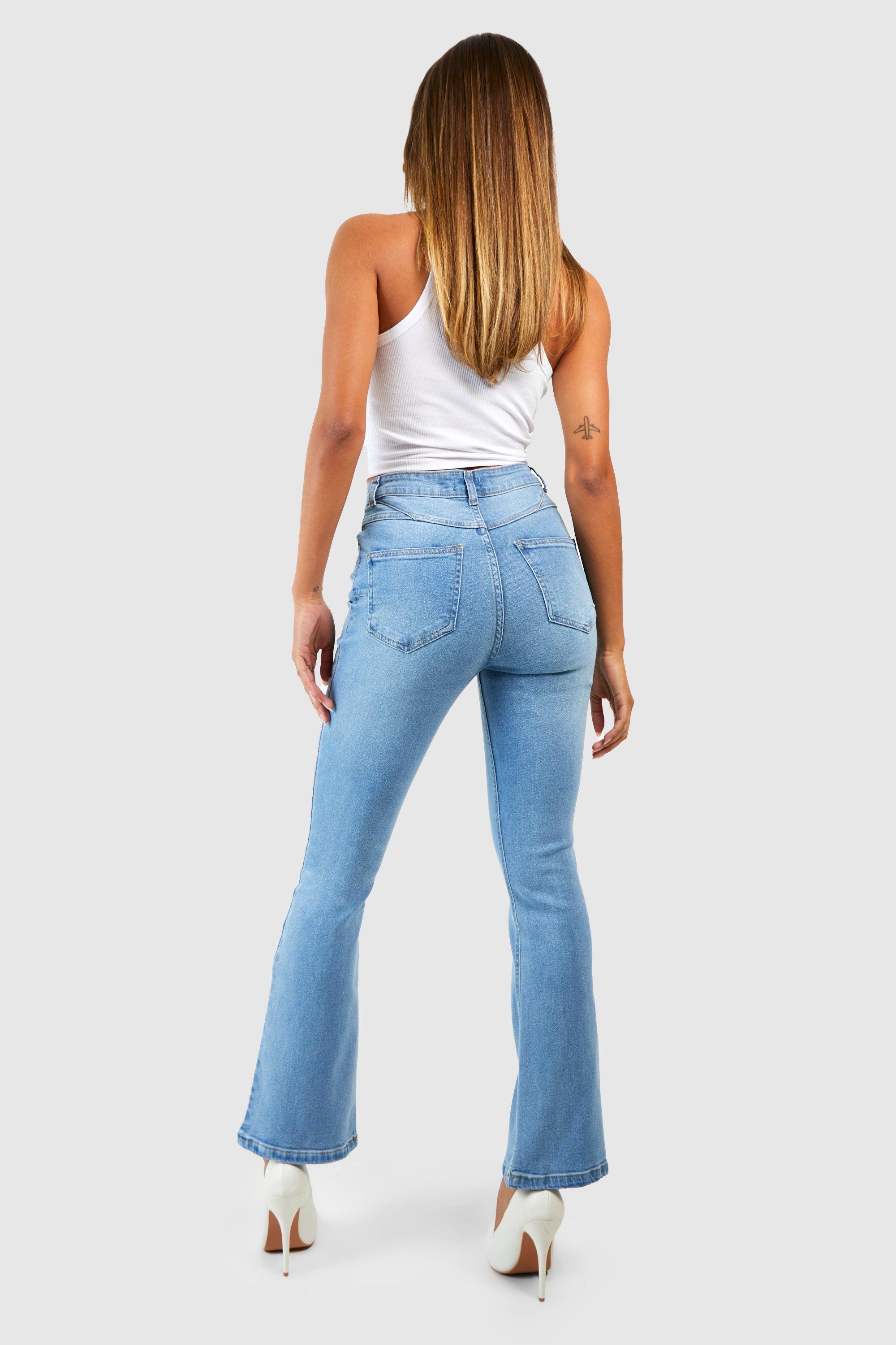 Stretch Bell Bottom Jeans