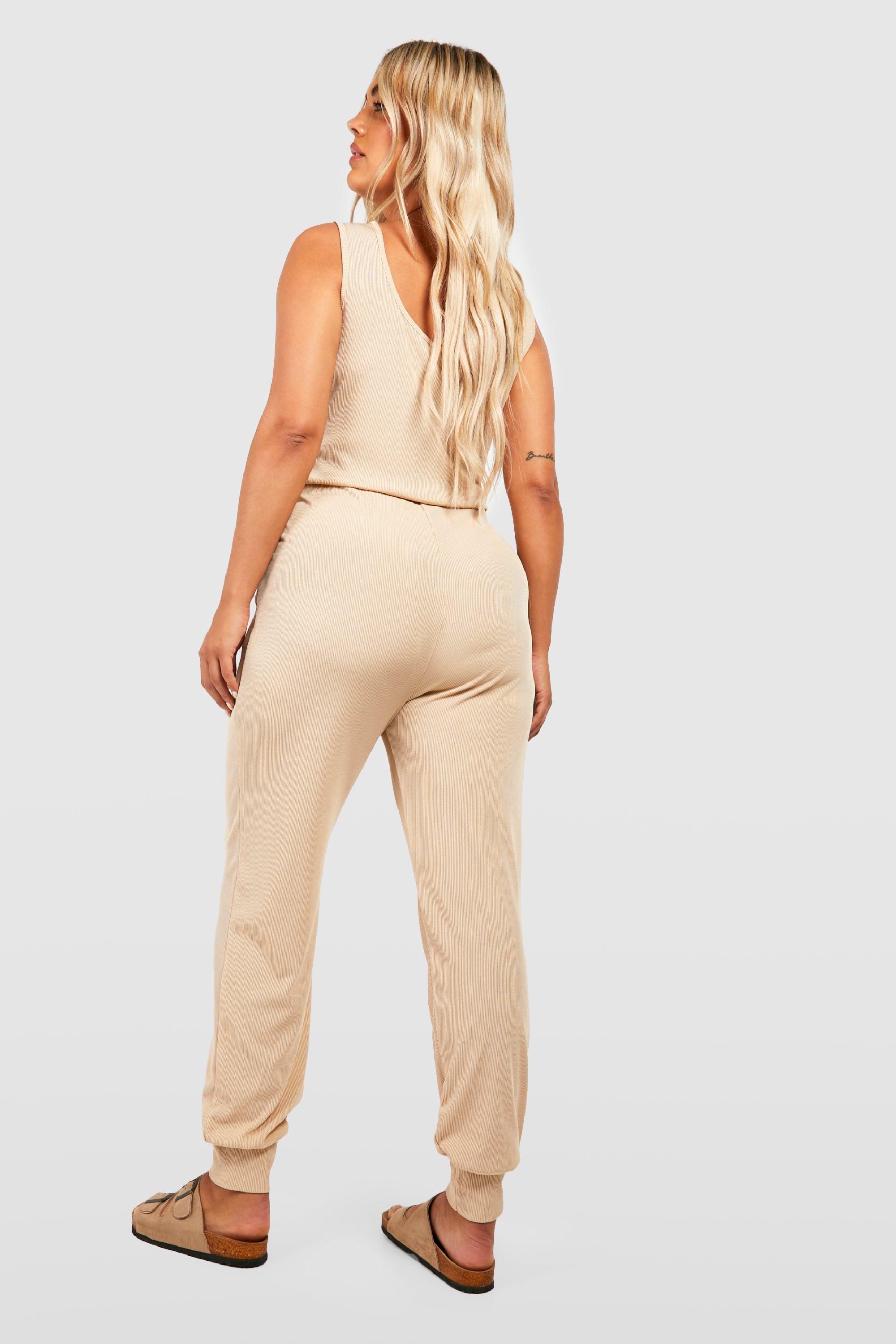 Plus size jogger store jumpsuit