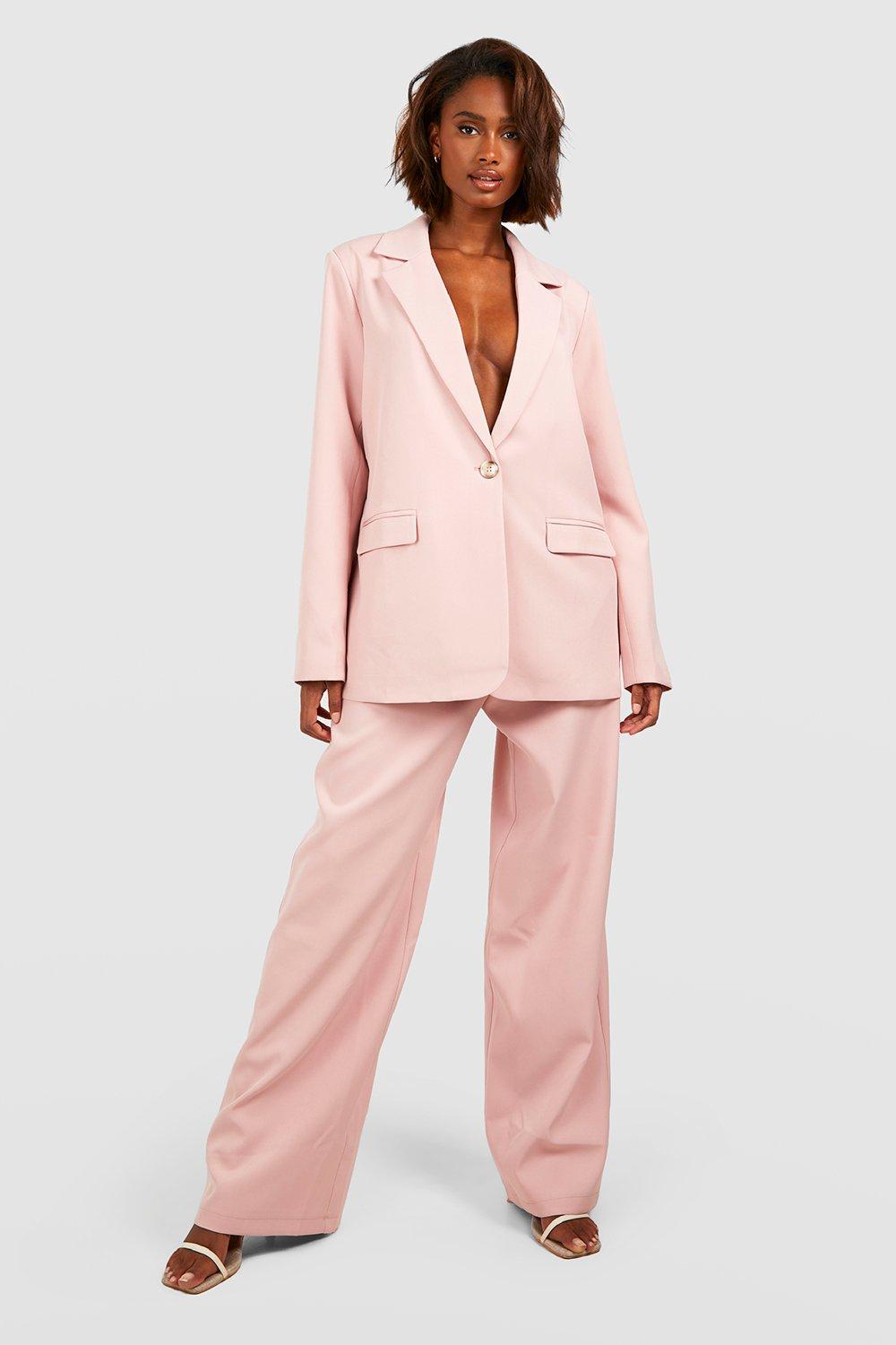 SINGLE-BREASTED BLAZER, Pink