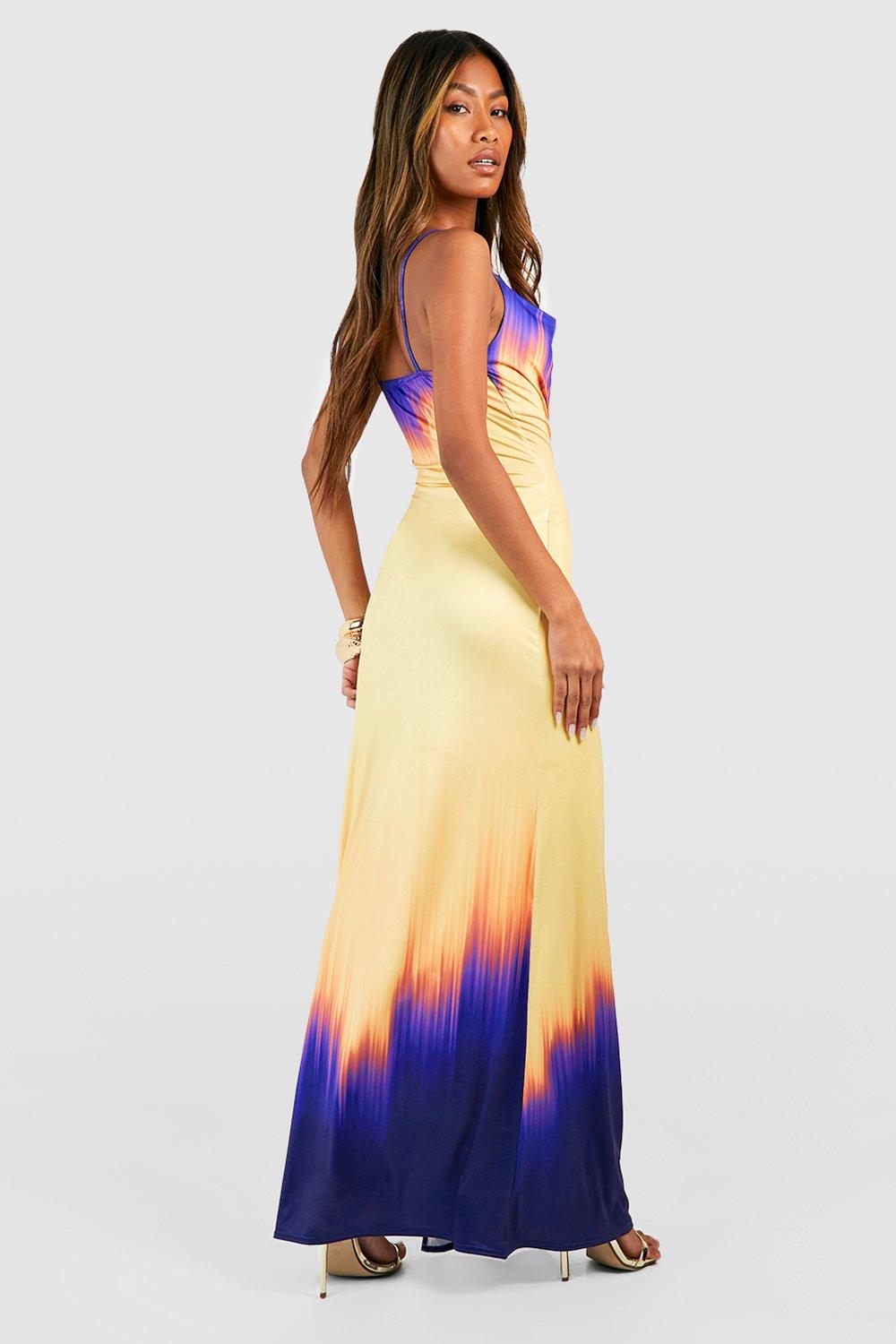 Ombre maxi hot sale dress uk