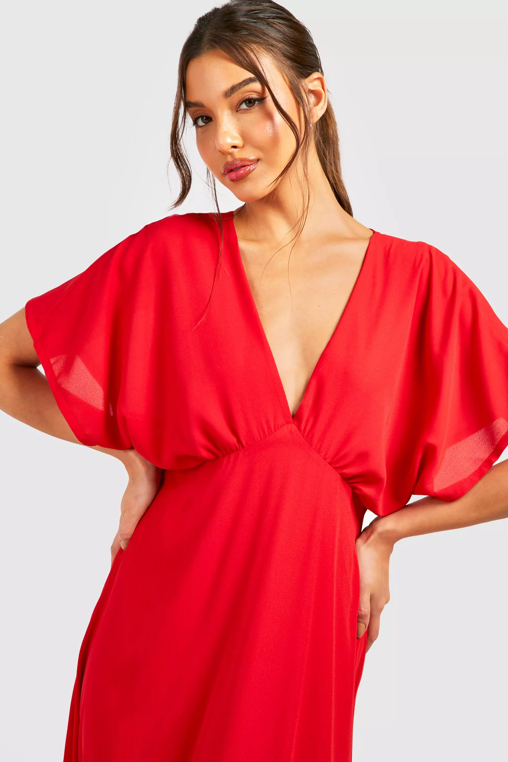 Chiffon batwing dress store