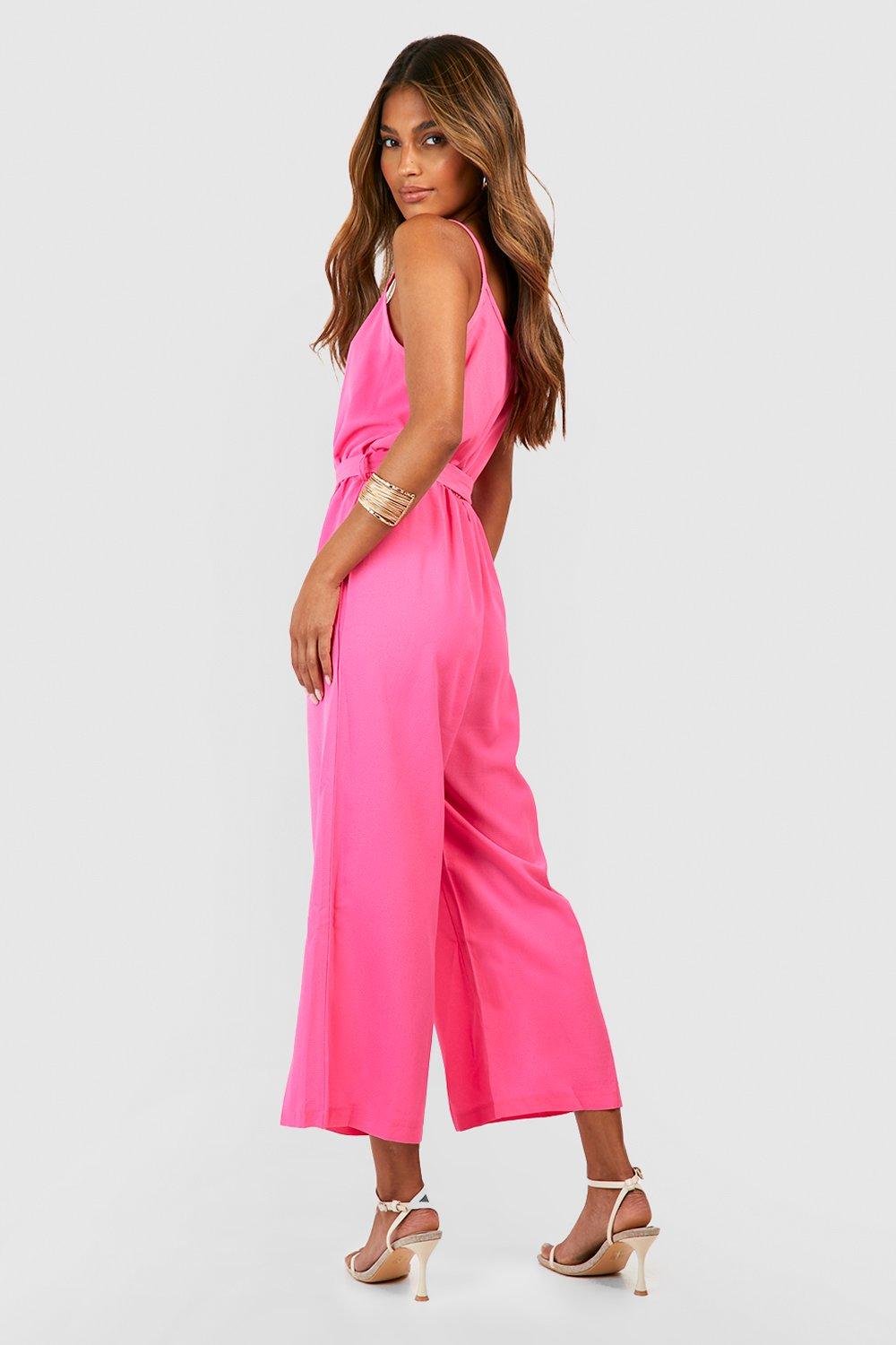 Pink best sale culotte jumpsuit