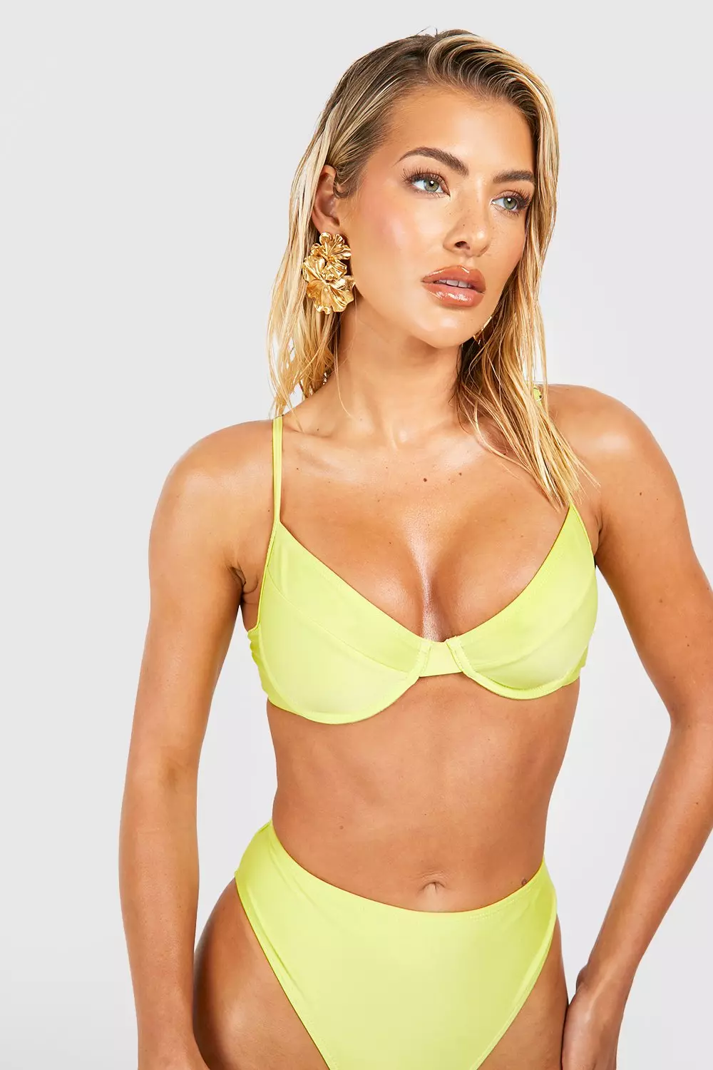 Lime Essentials Underwired Bikini Top alternative image
