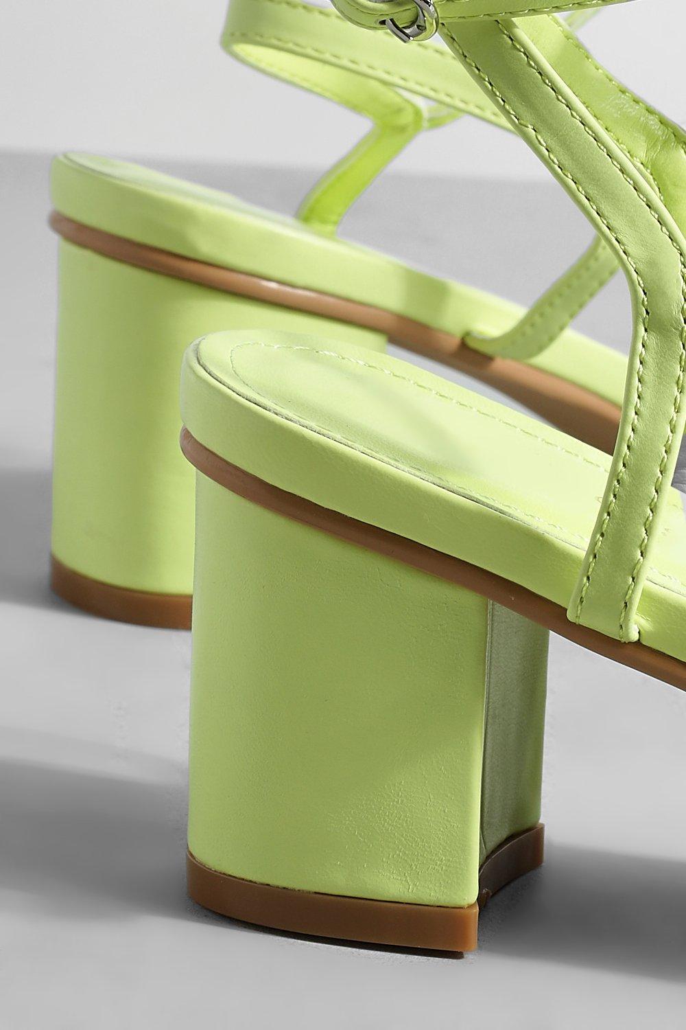 Neon yellow 2024 low heels