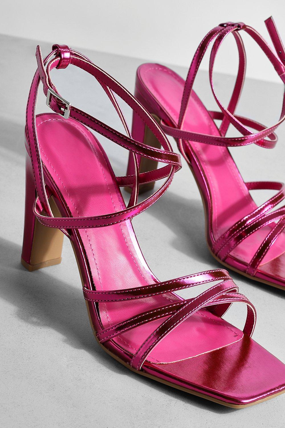 Boohoo 2024 pink heels