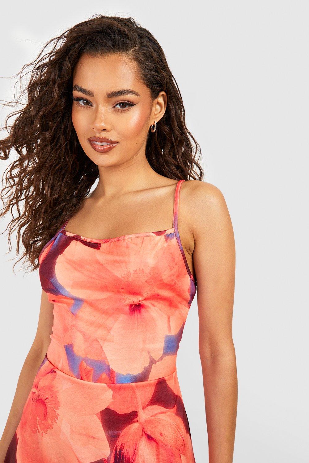 Boohoo oriental dress sale