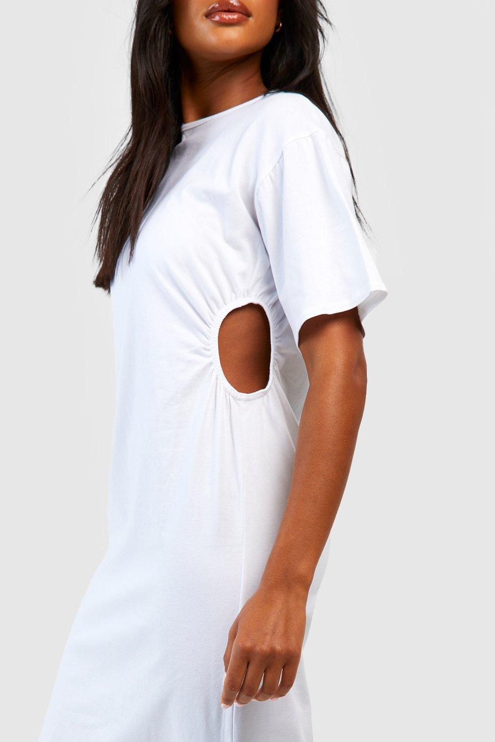 White nike hotsell t shirt dress