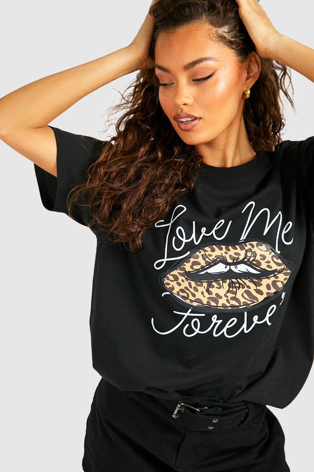 leopard print oversized t shirt