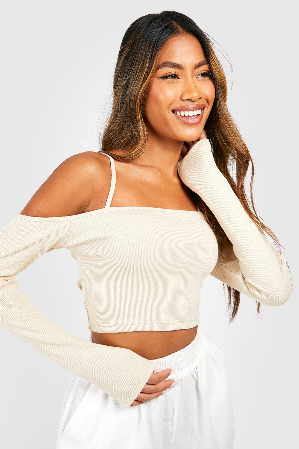 Cold shoulder crop 2025 top and skirt