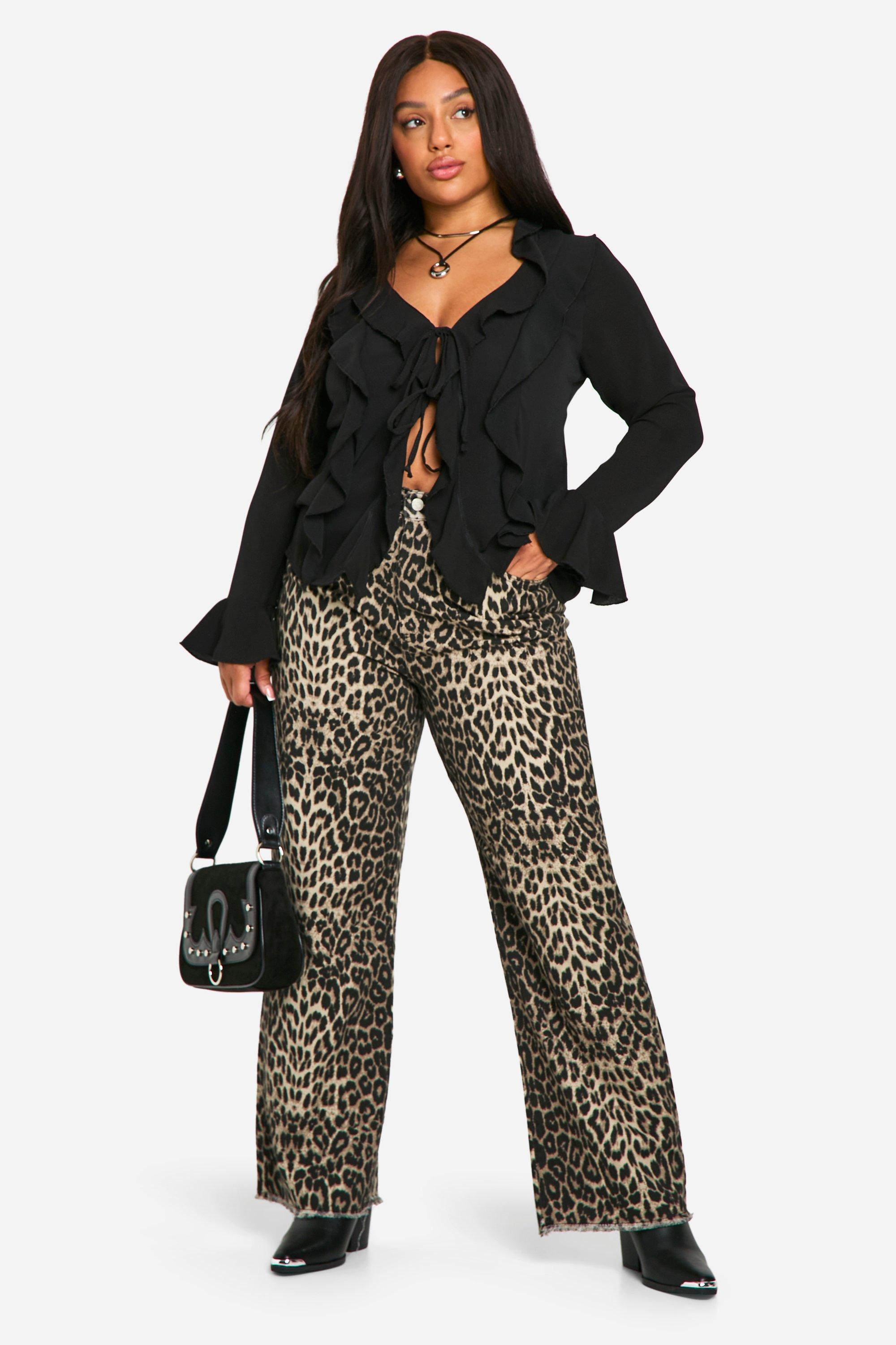Plus Double Ruffle Frill Blouse | boohoo USA