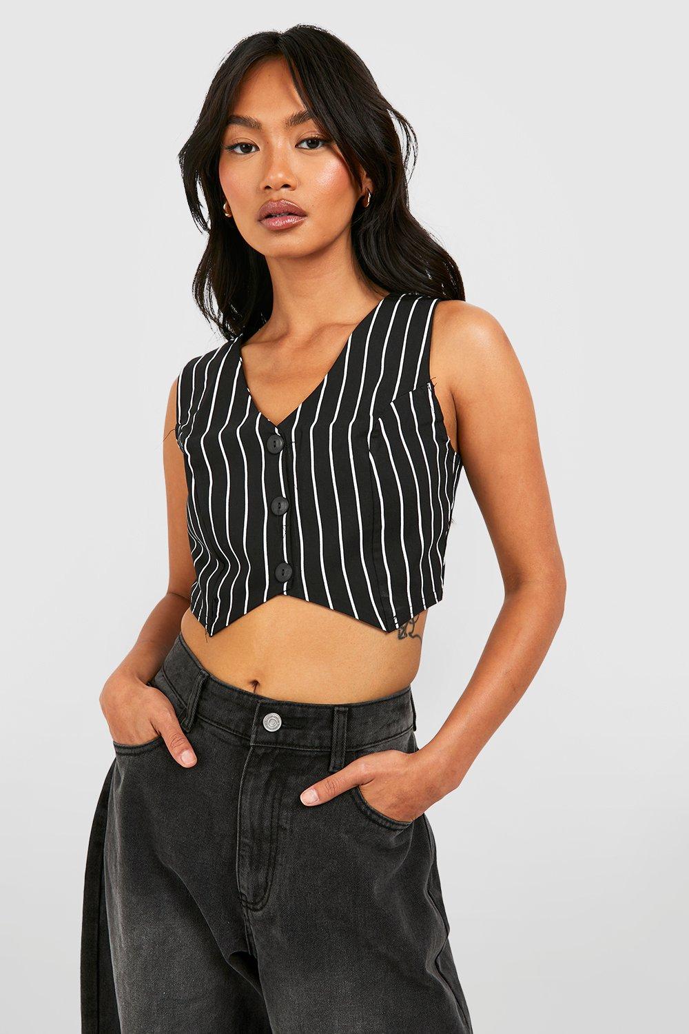 Boohoo vest clearance tops