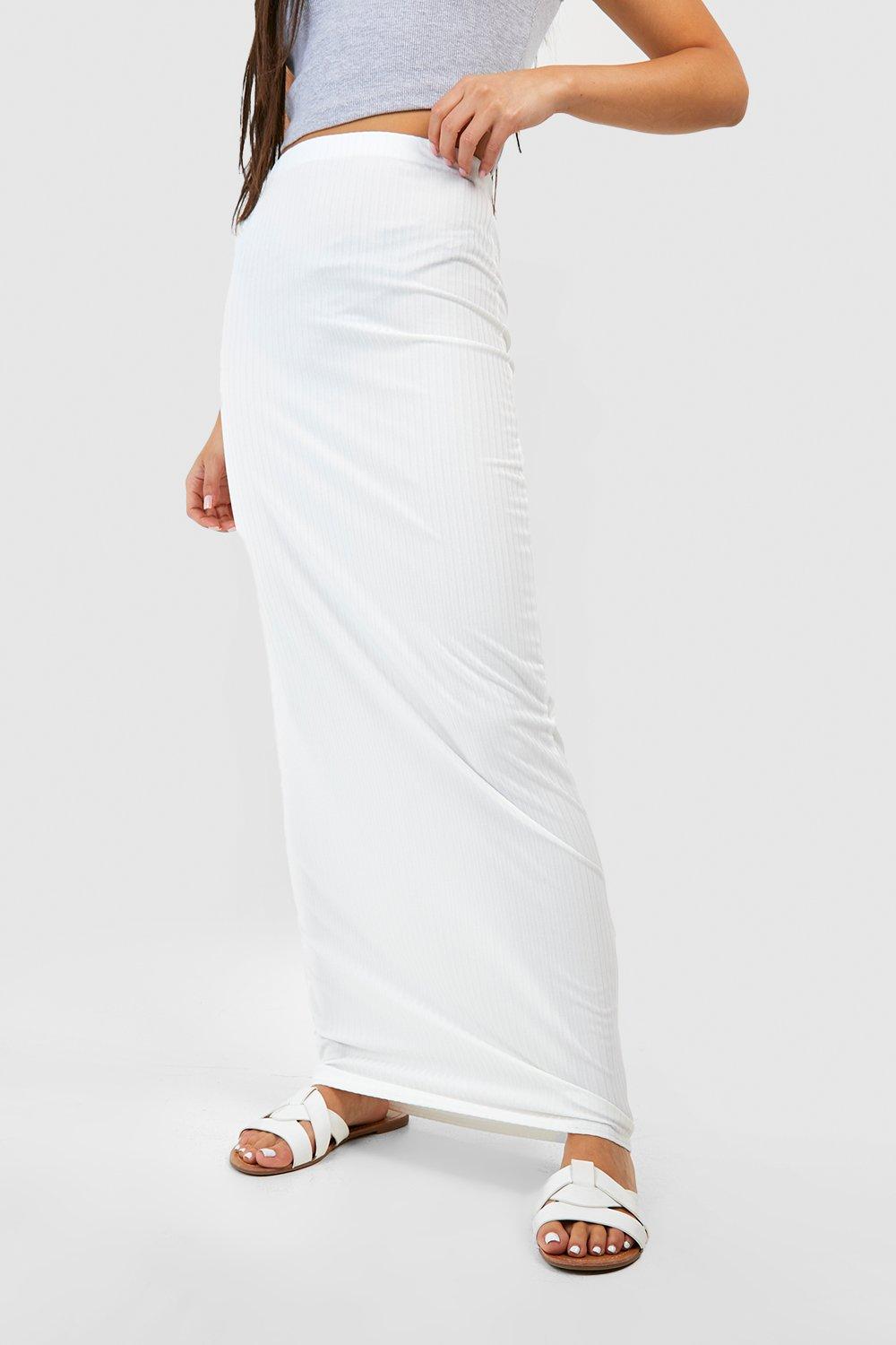 Bohoo best sale maxi skirt