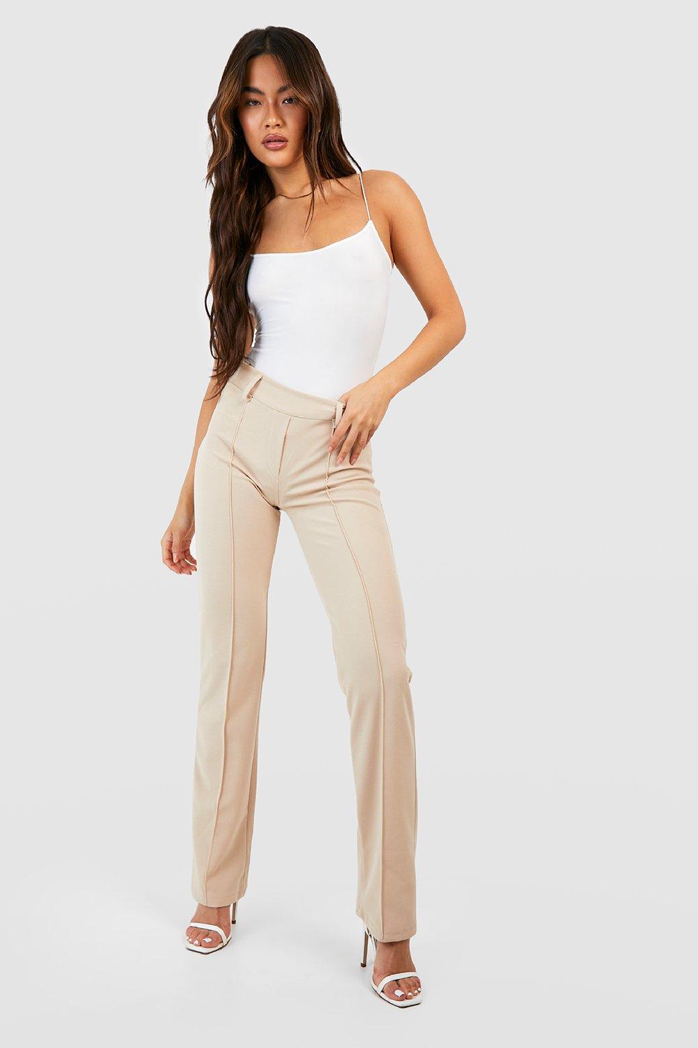 Mid Rise Tailored Slim Fit Trouser