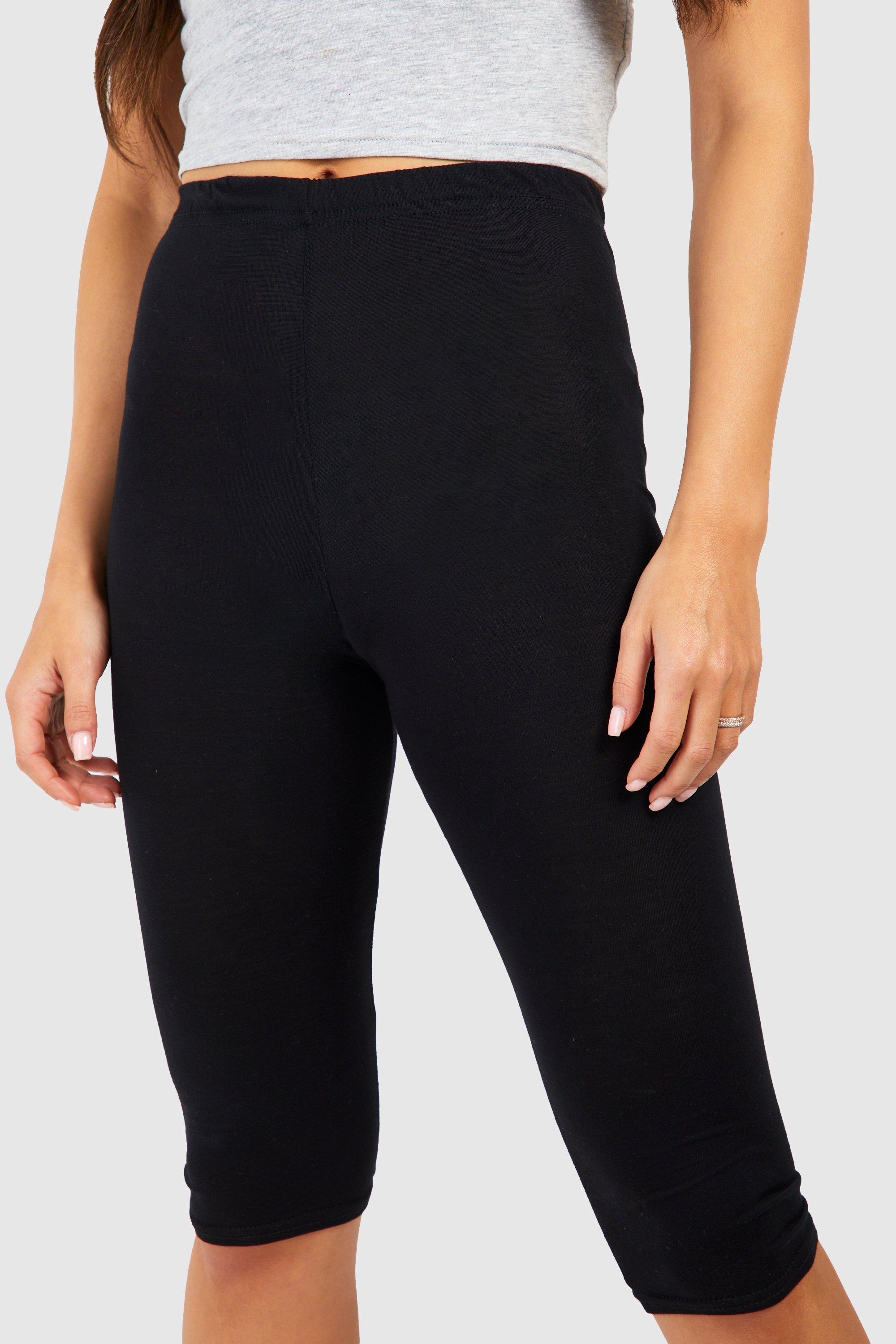 Women's Jersey High Waisted Capri Leggings