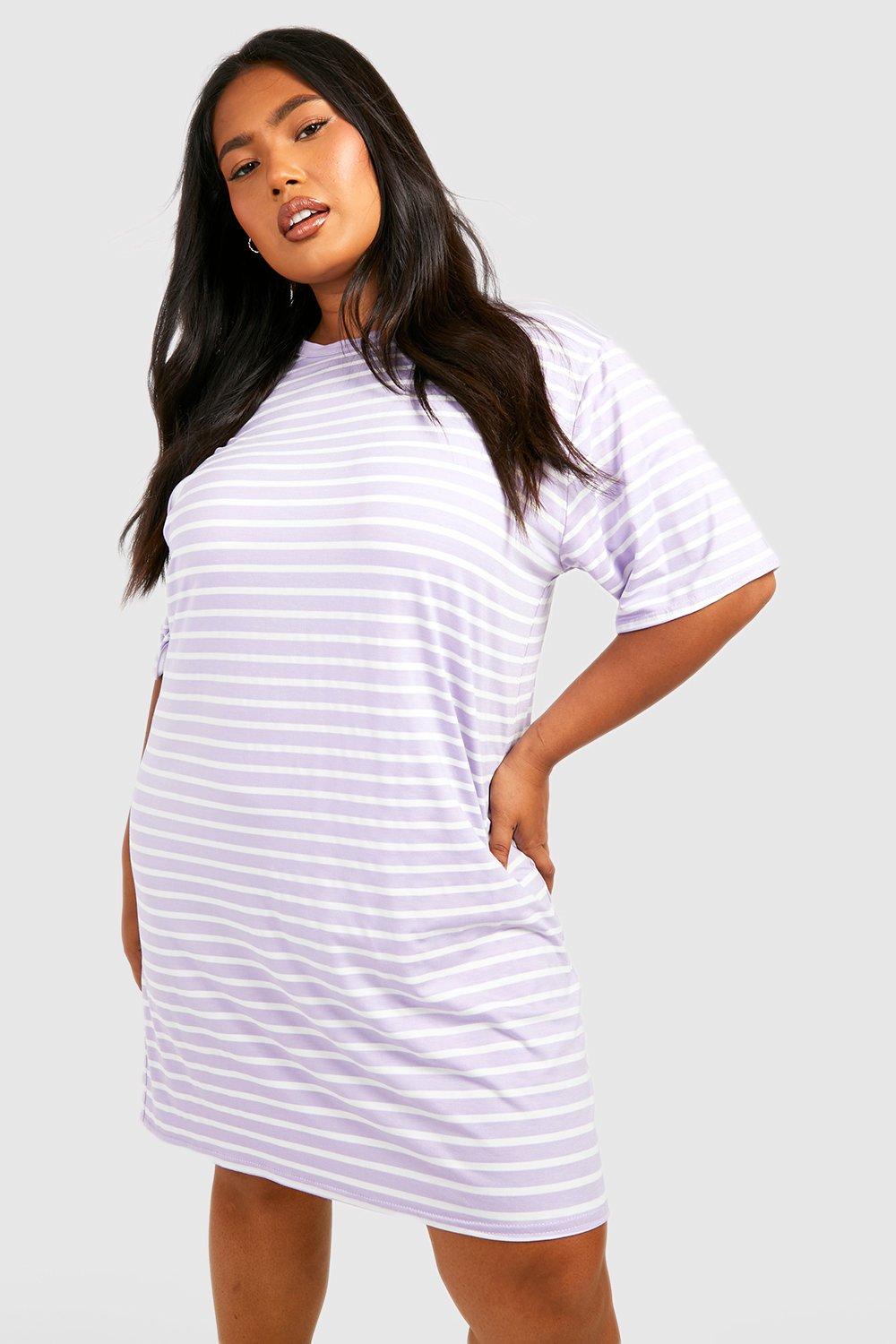 Boohoo t store shirt dress plus