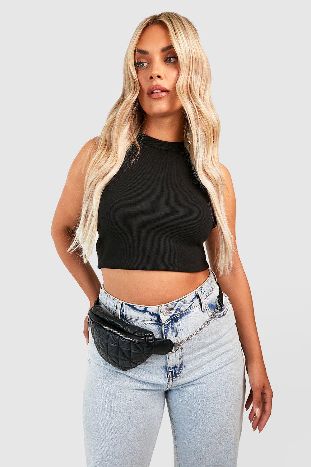 Boohoo plus size bum bag online