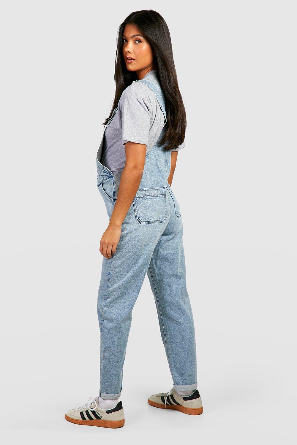 Light best sale blue dungarees