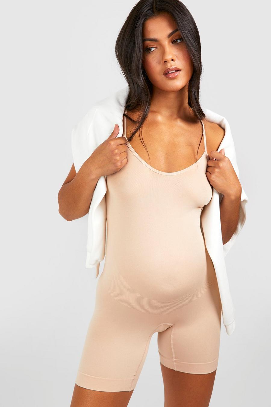 Nude Maternity Bump Support Shapewear Unitard image number 1