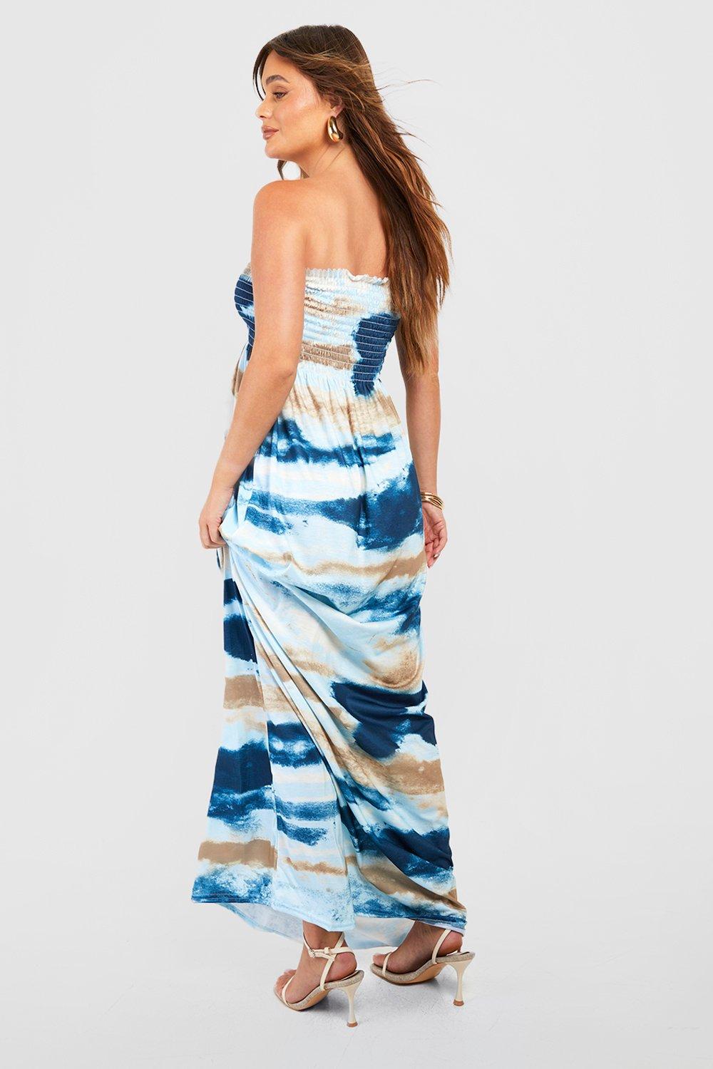 Boho Tie Dye Maxi Dress,plus Size Tie Dye Dress,maternity Maxi