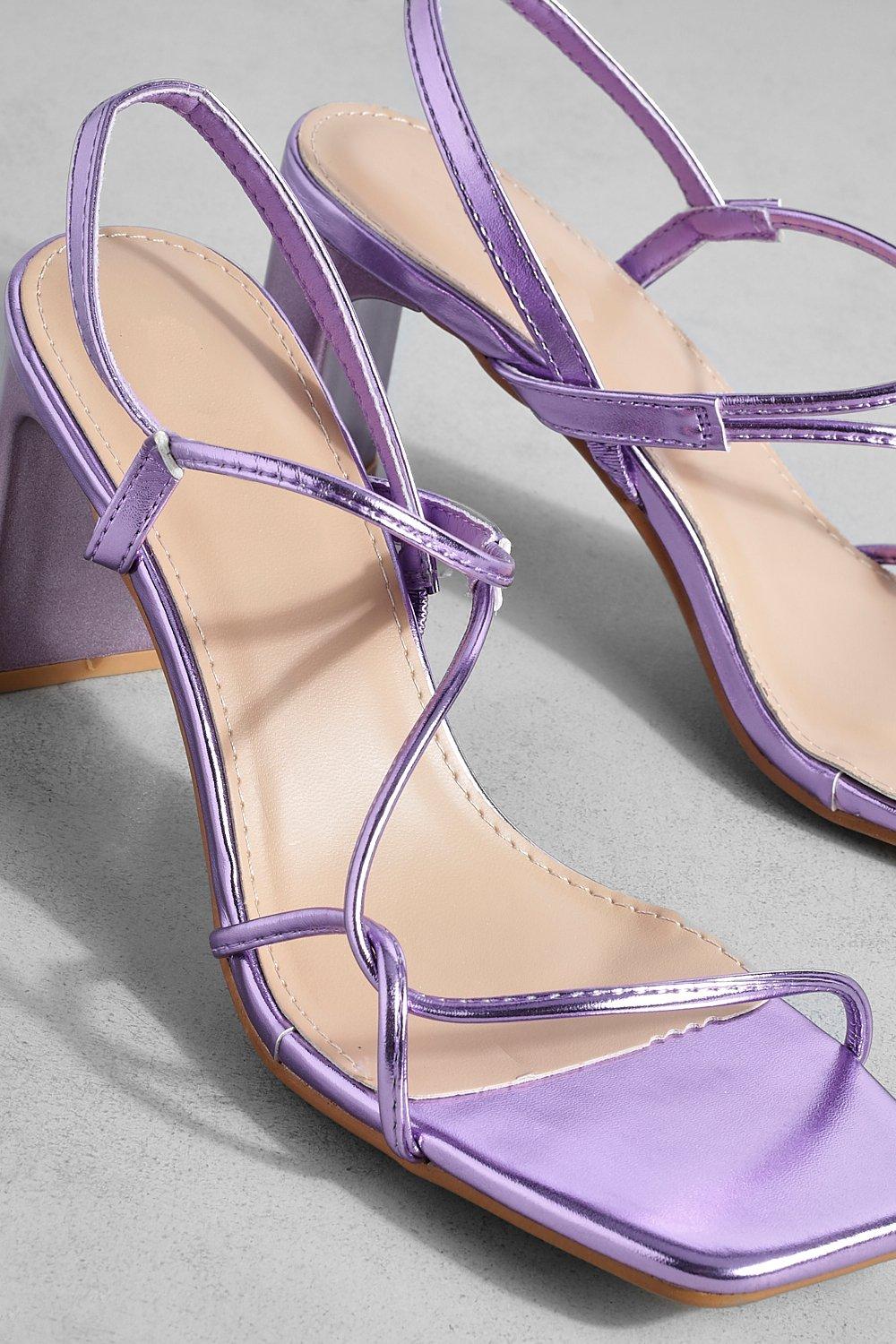 Lavender sandals clearance heels