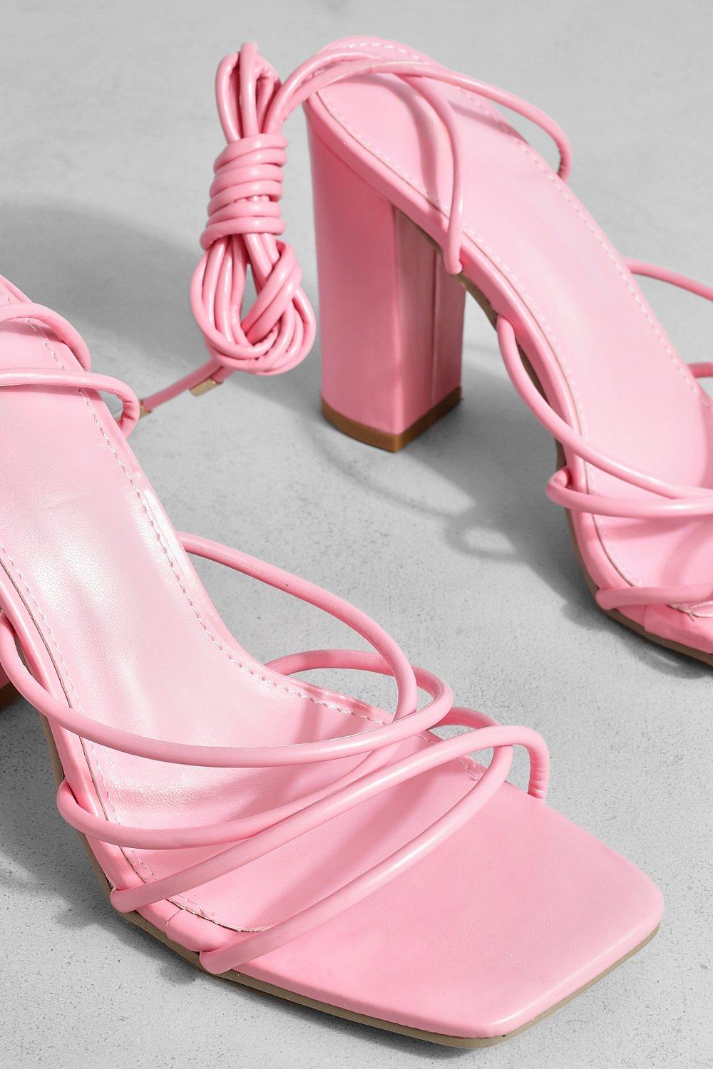 Boohoo clearance pink heels